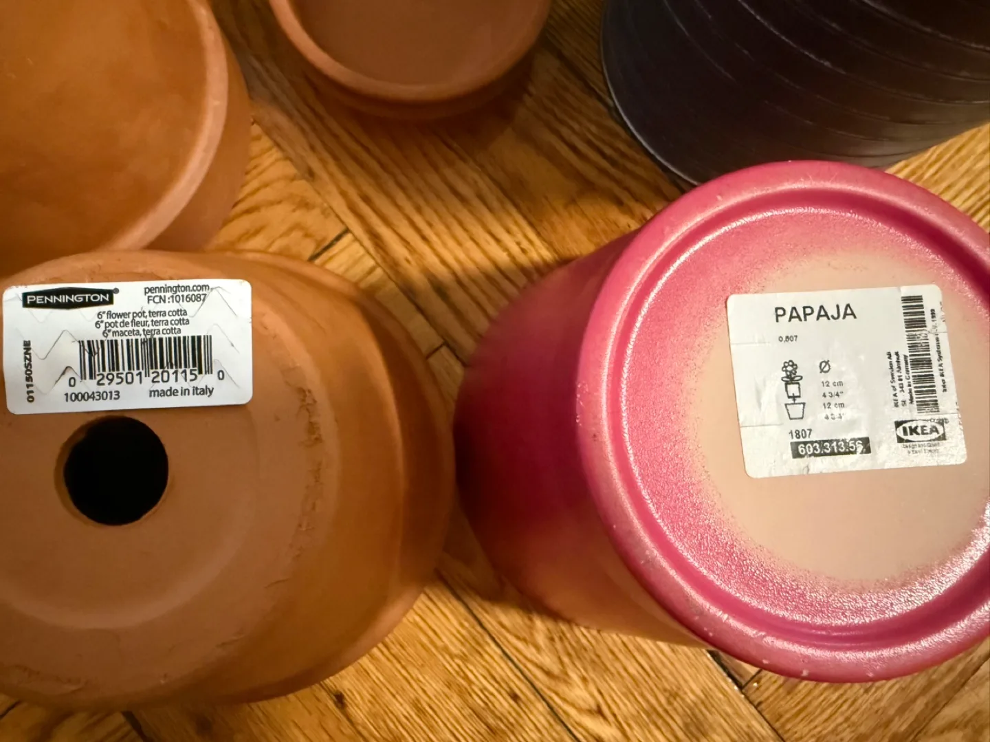 Assorted Plant Pots and Saucers image indicator(3)