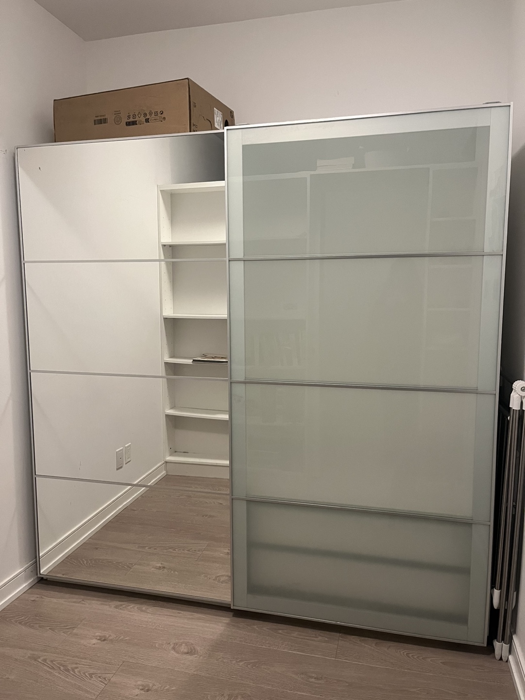 IKEA PAX Wardrobe with Sliding Doors