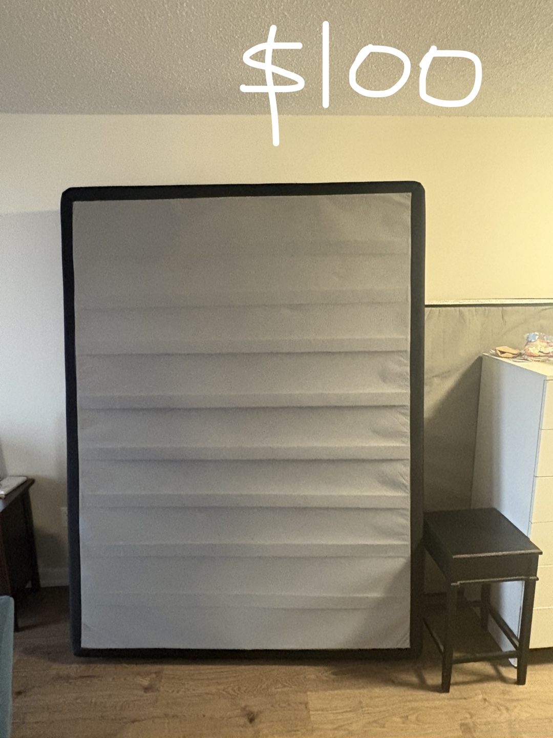 Full-Size Box Spring and Two Dressers - photo 2