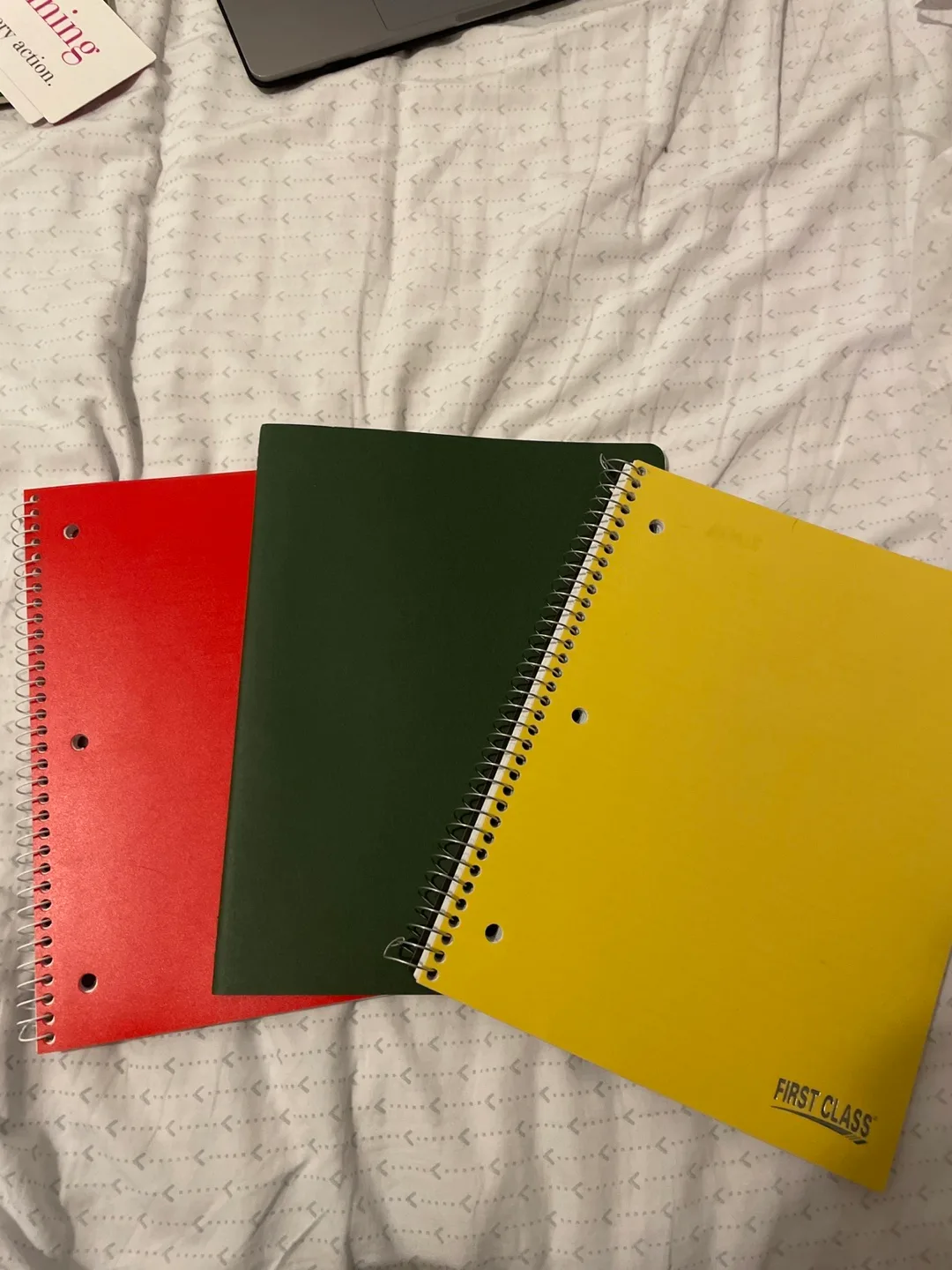 Three Spiral Notebooks and One Portfolio image indicator(4)