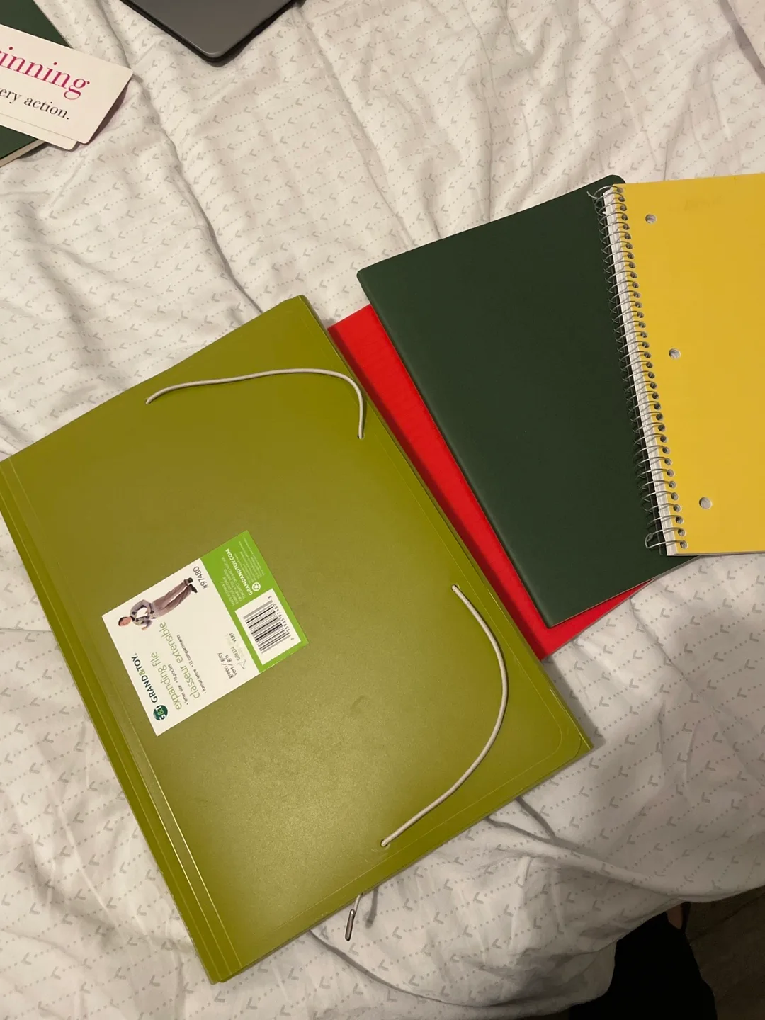 Three Spiral Notebooks and One Portfolio image indicator(5)
