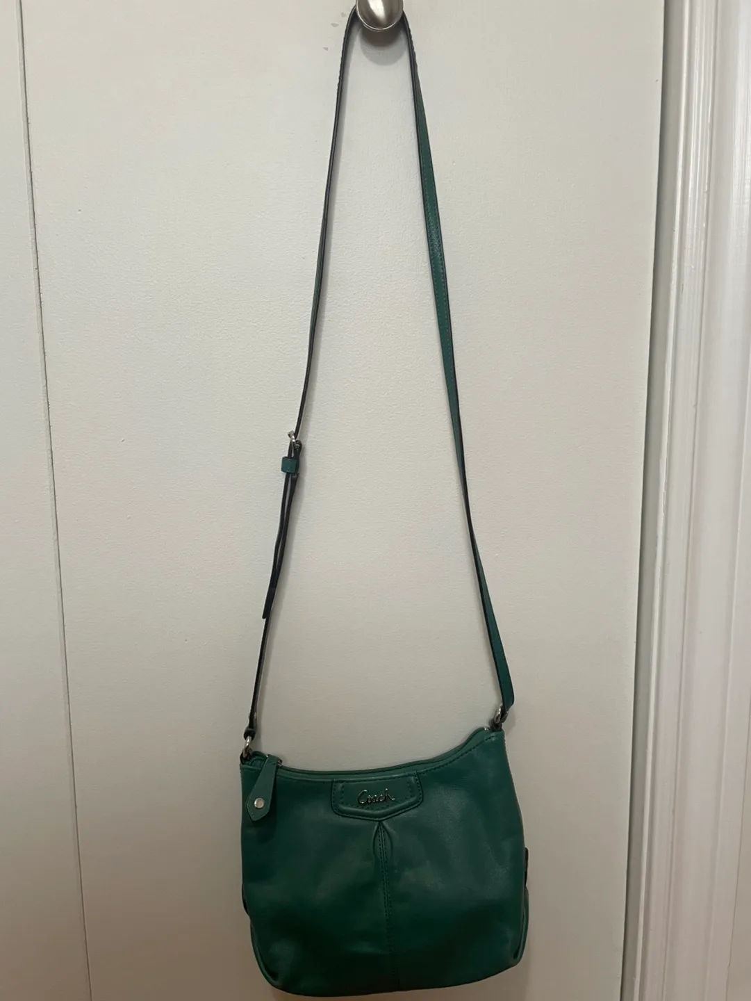 Coach Crossbody Bag - Emerald Green Leather image indicator(2)