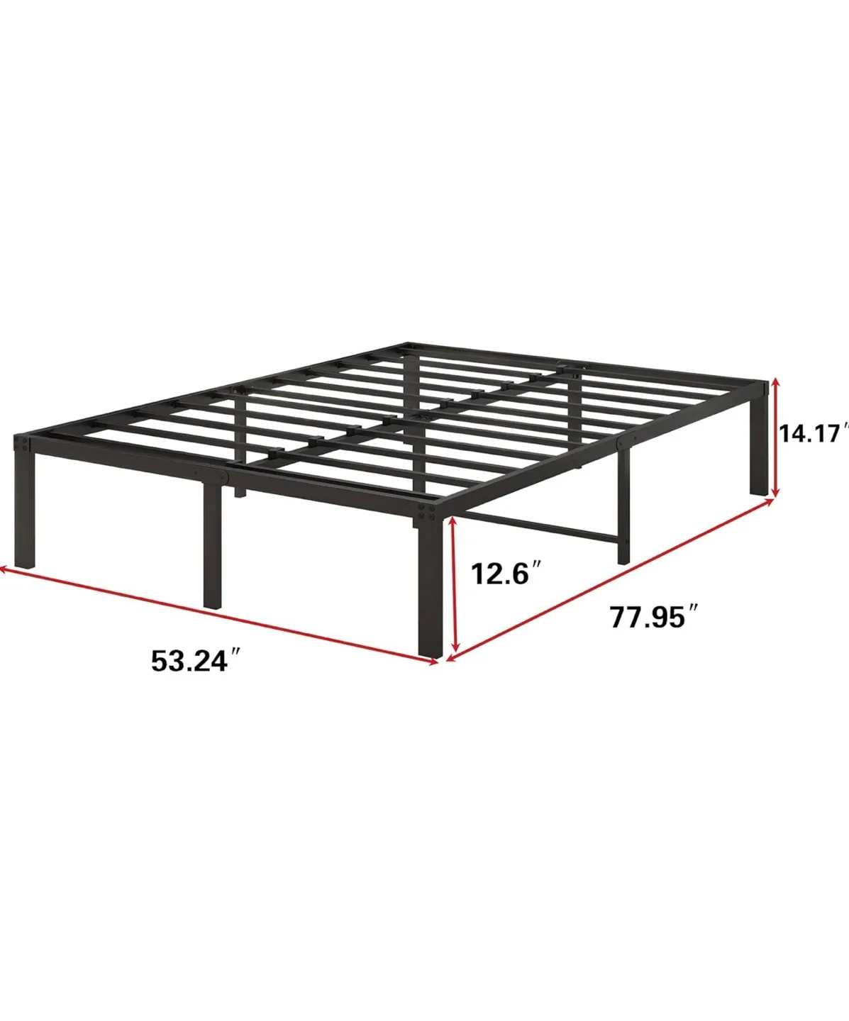 Double Metal Bed Frame - Sturdy & Simple image indicator(2)