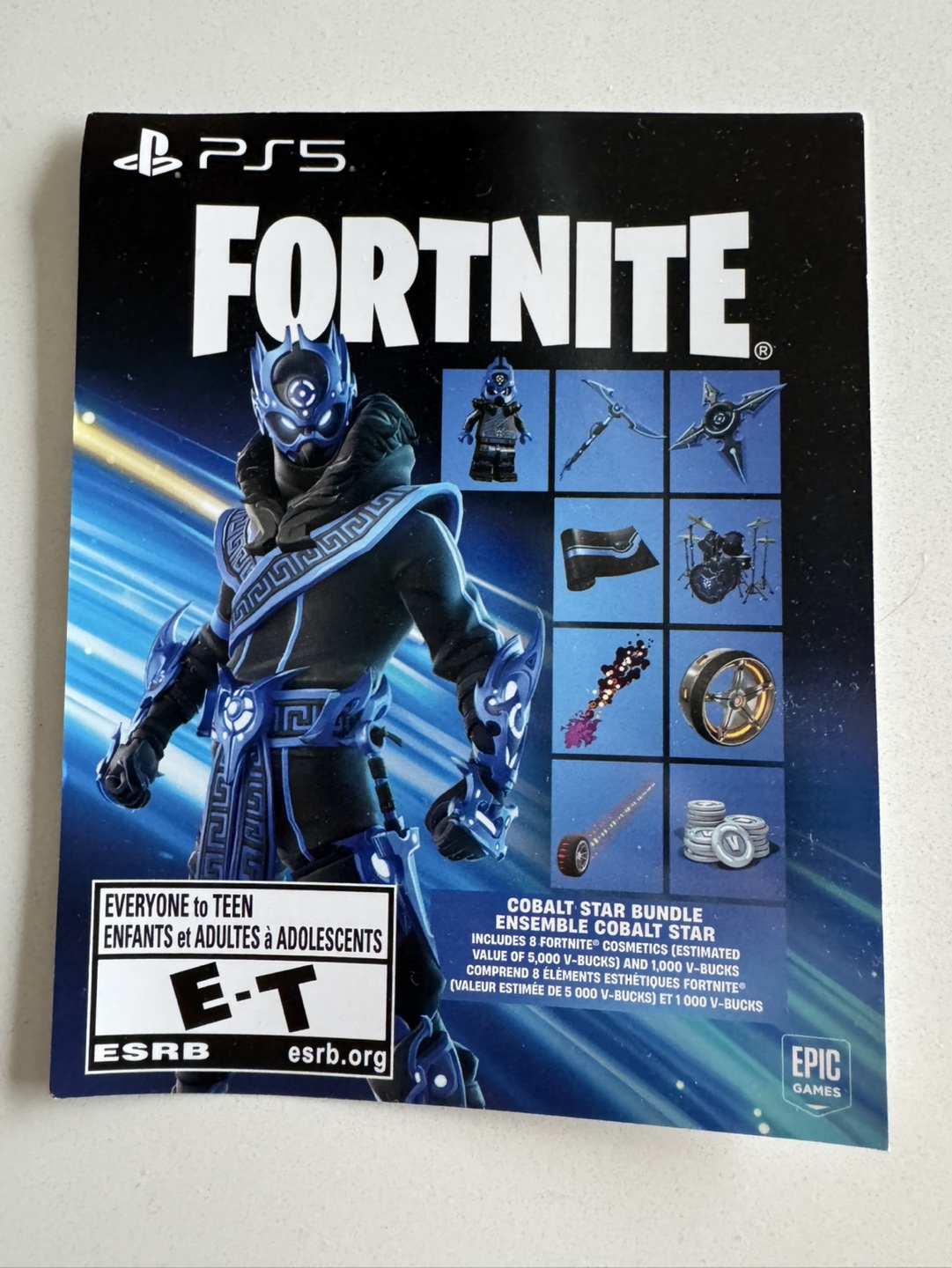 Fortnite Cobalt Star Bundle PS5 Code