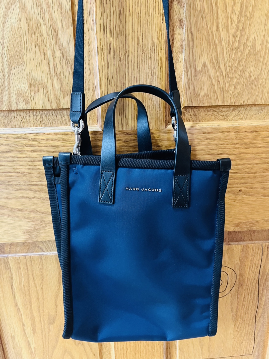 Marc Jacobs Navy Blue Tote Bag