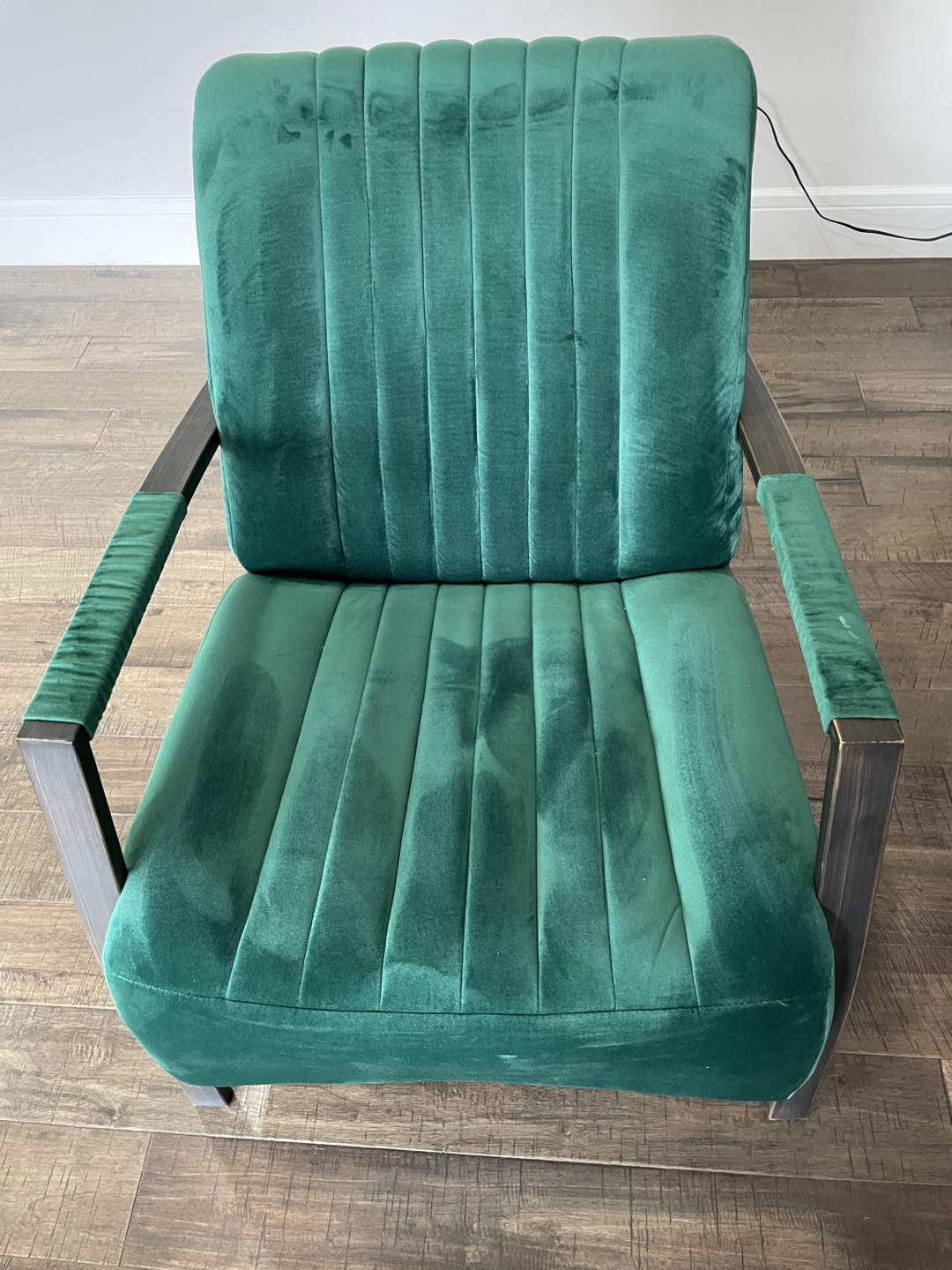Bernard Velvet Accent Chair - Jade Green