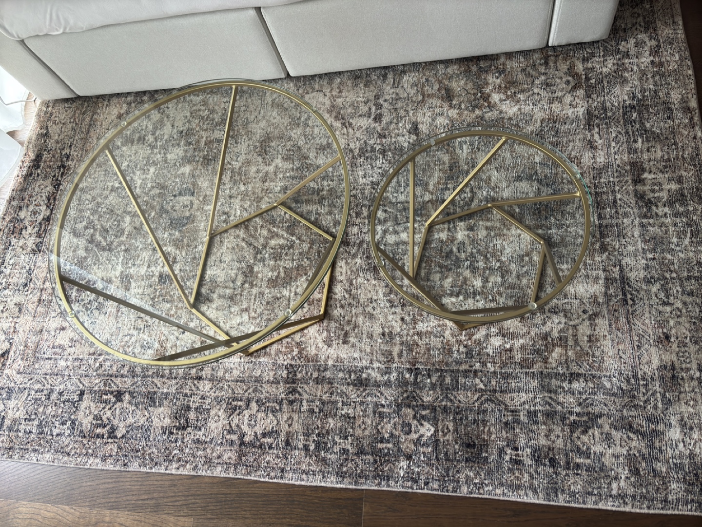 Gold Nesting Tables - photo 2