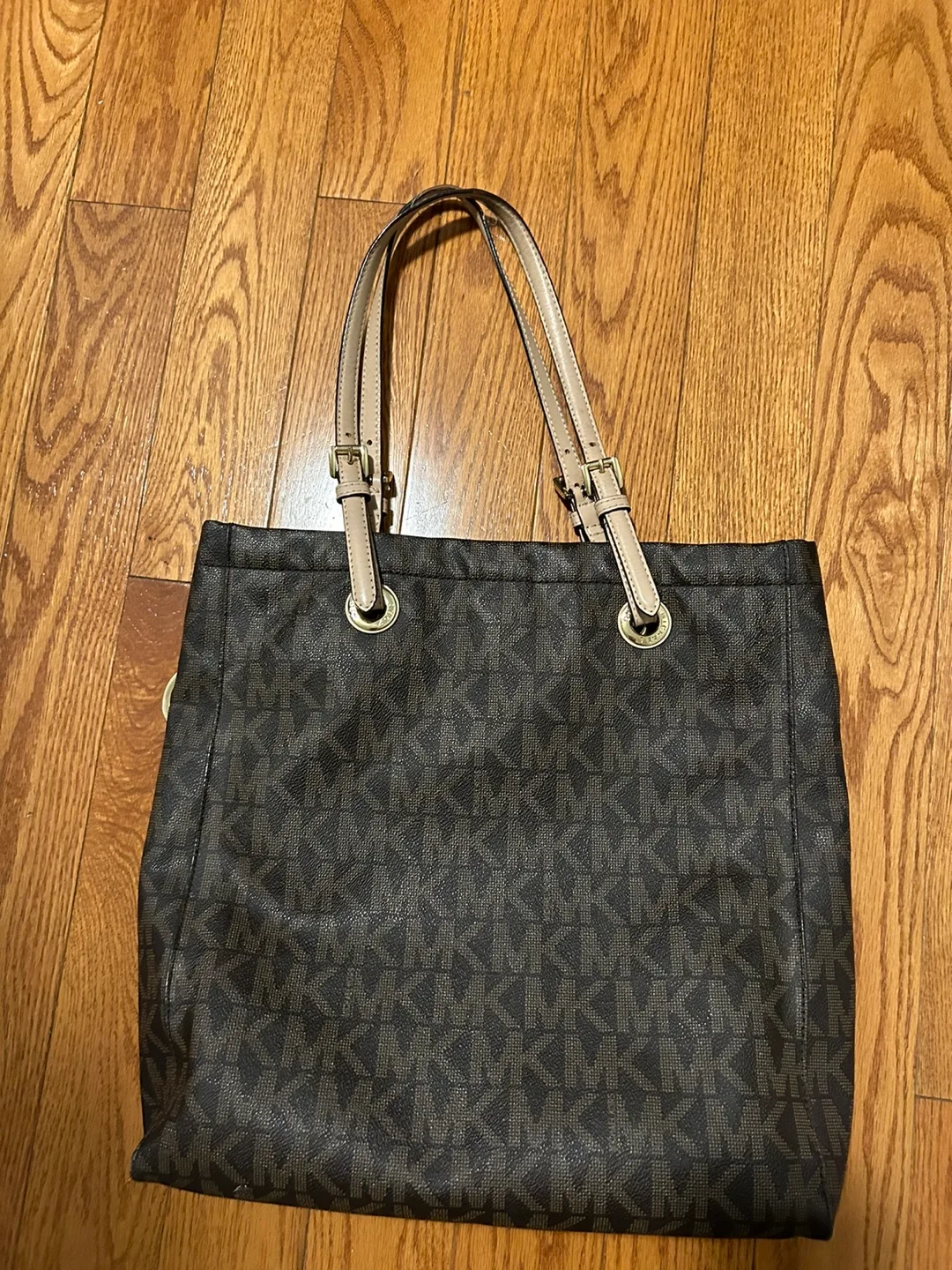 Vintage Michael Kors Brown Tote Bag image indicator(2)