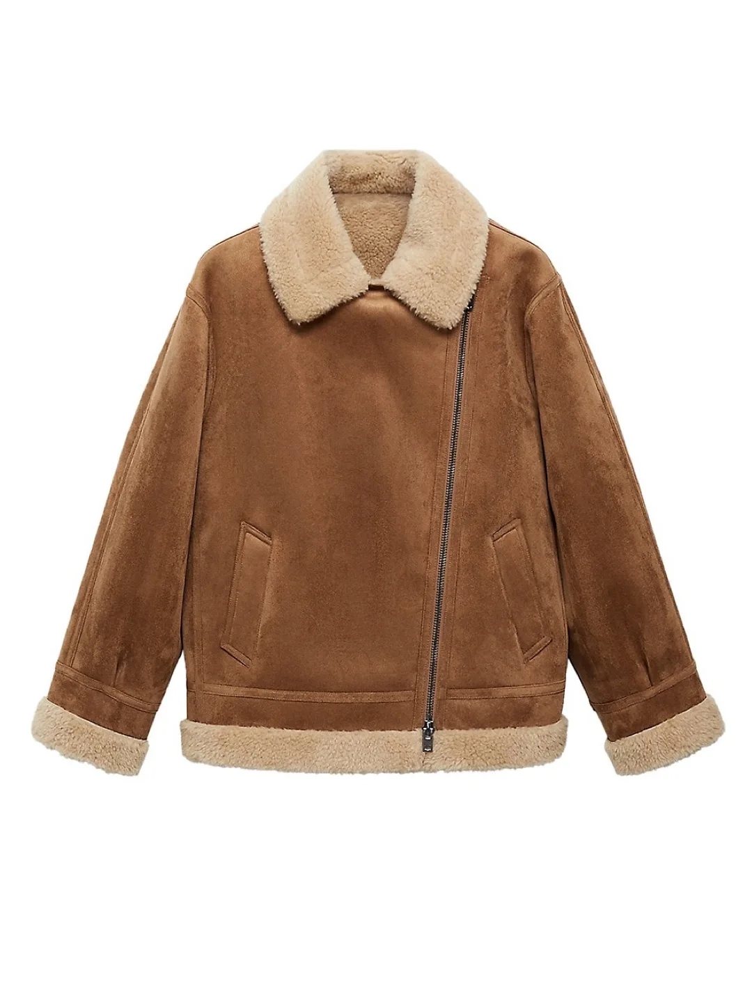 Mango Adri Biker Jacket - Size Small image indicator(6)