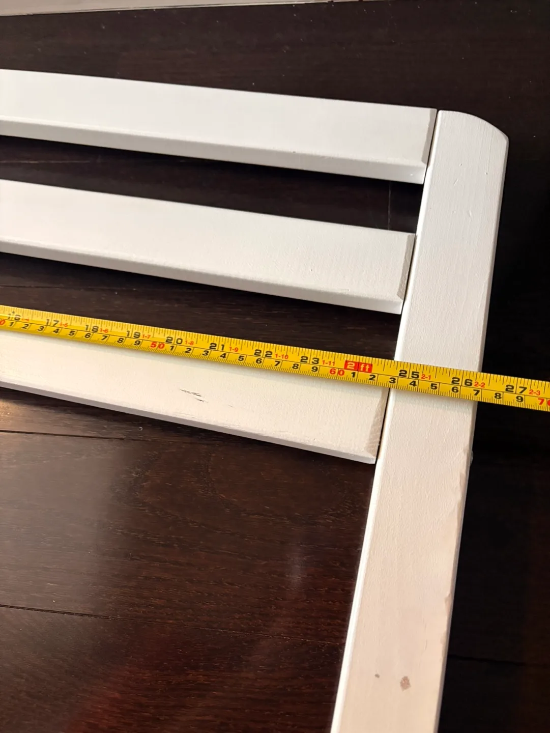 White Wooden Toddler Bed Rail image indicator(3)