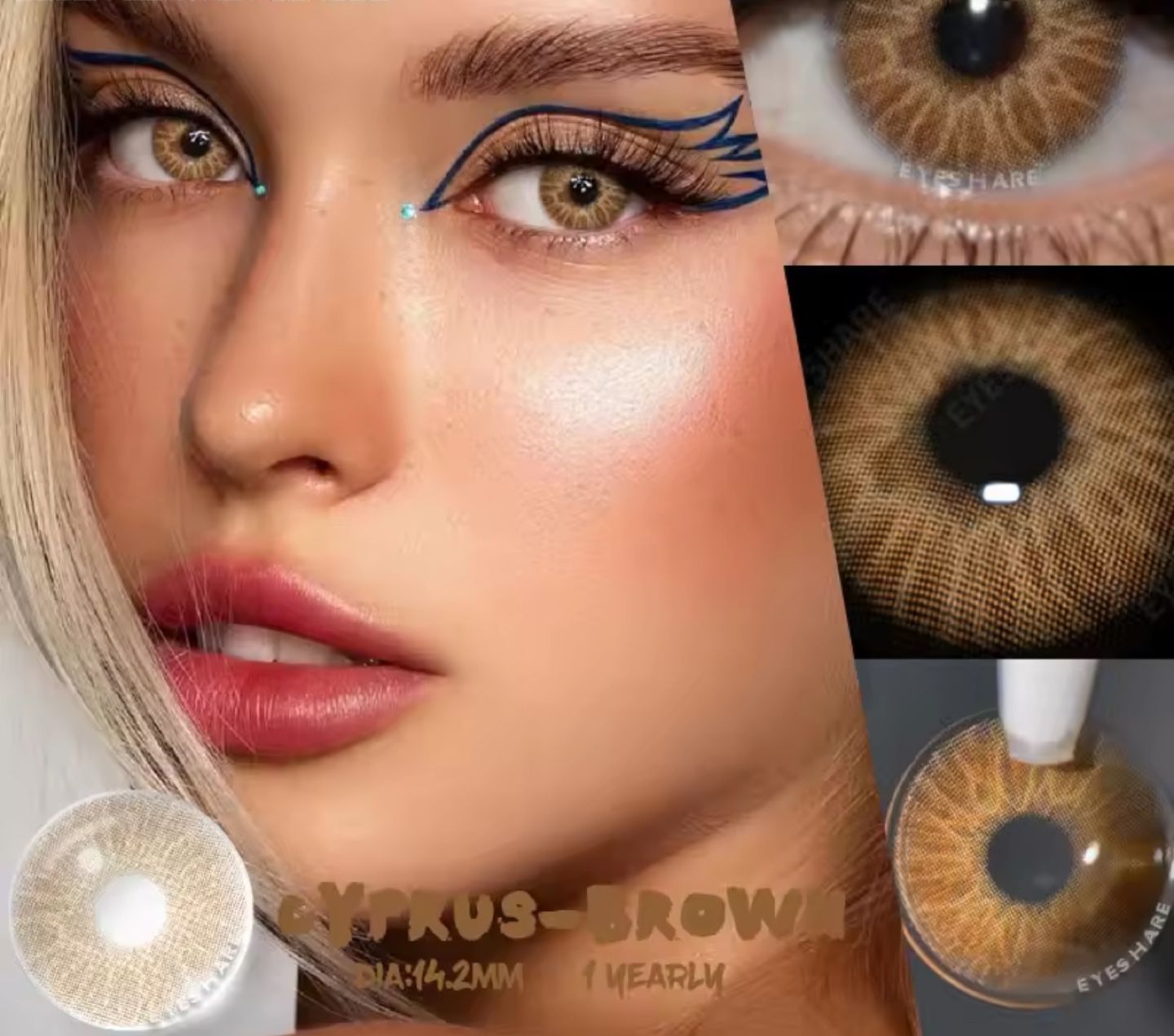 Eyeshare Colour Contact Lenses - Various Colours & Styles