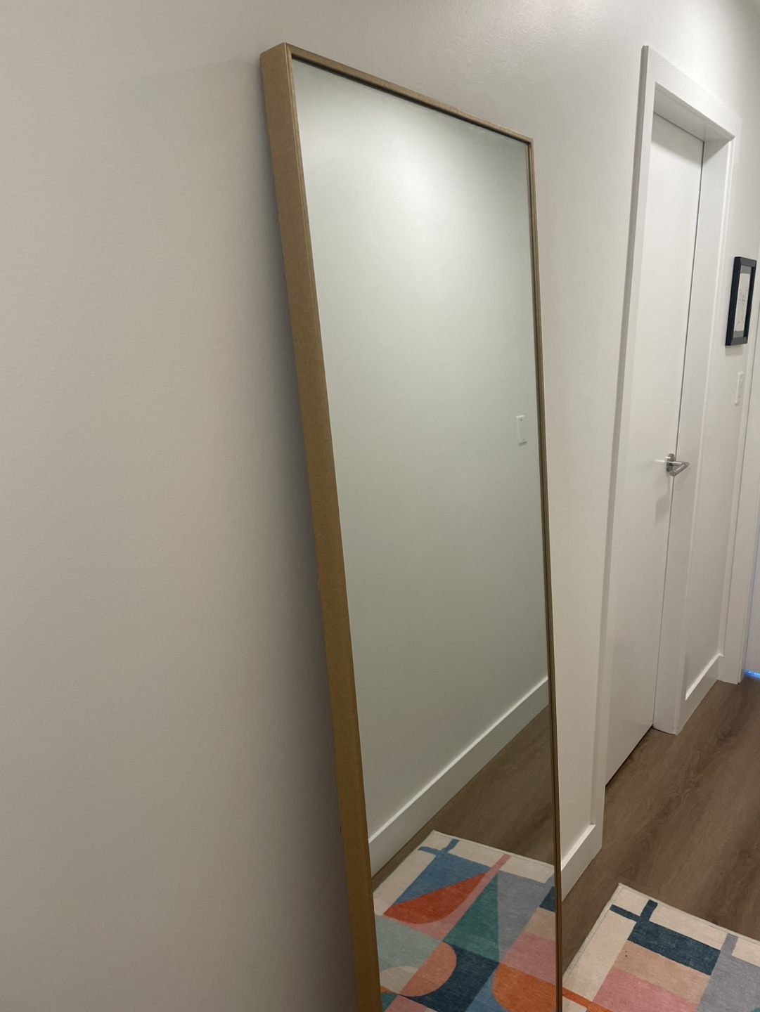 Full-Length Gold Frame Mirror - photo 2