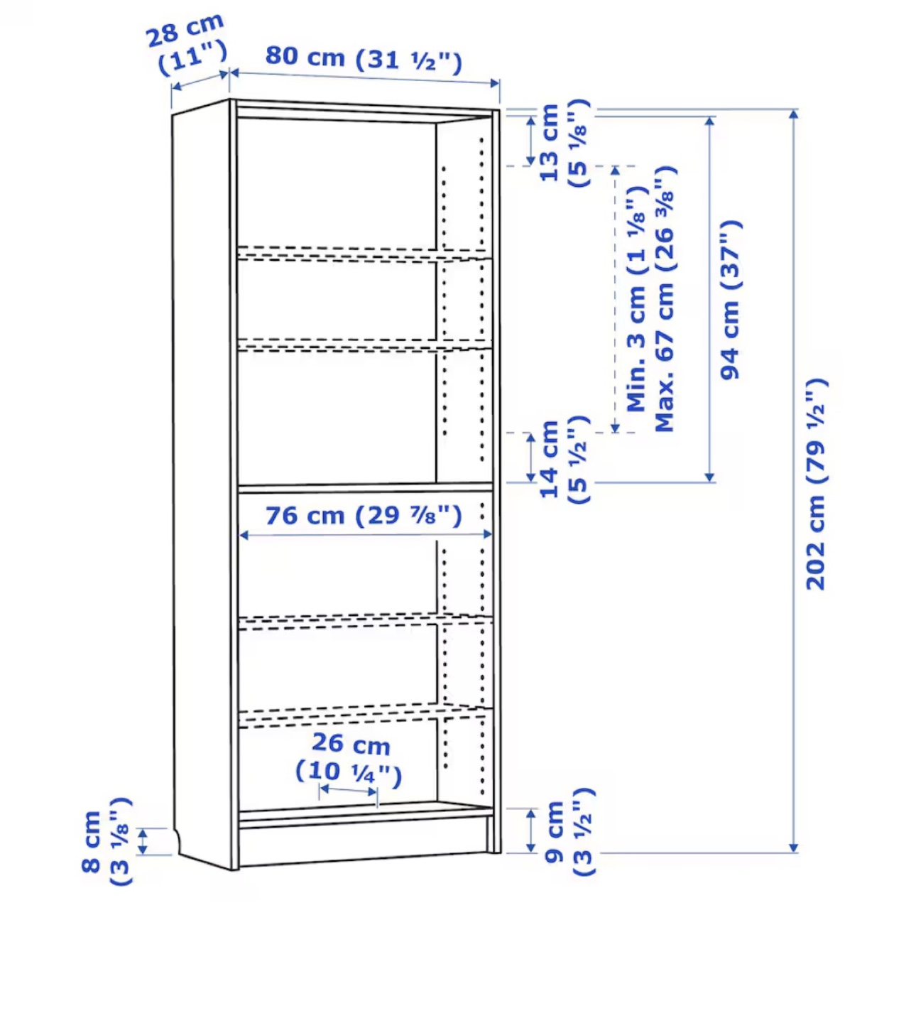 IKEA book shelf -Billy - photo 3