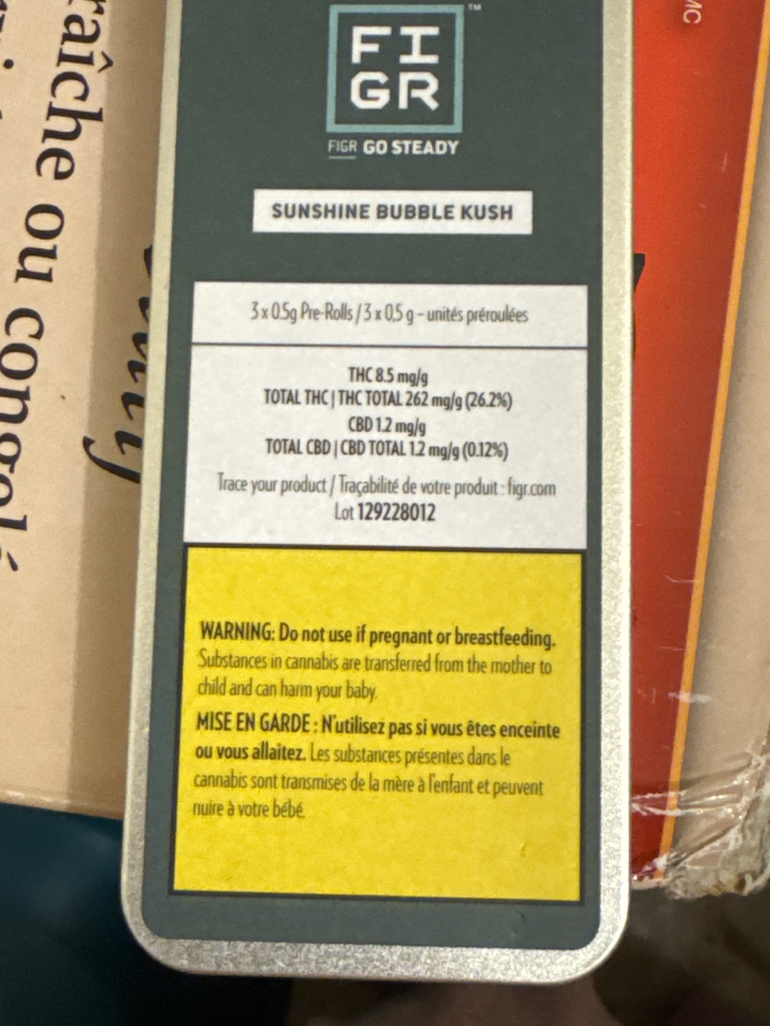 FIGR Go Steady Sunshine Bubble Kush Pre-Rolls