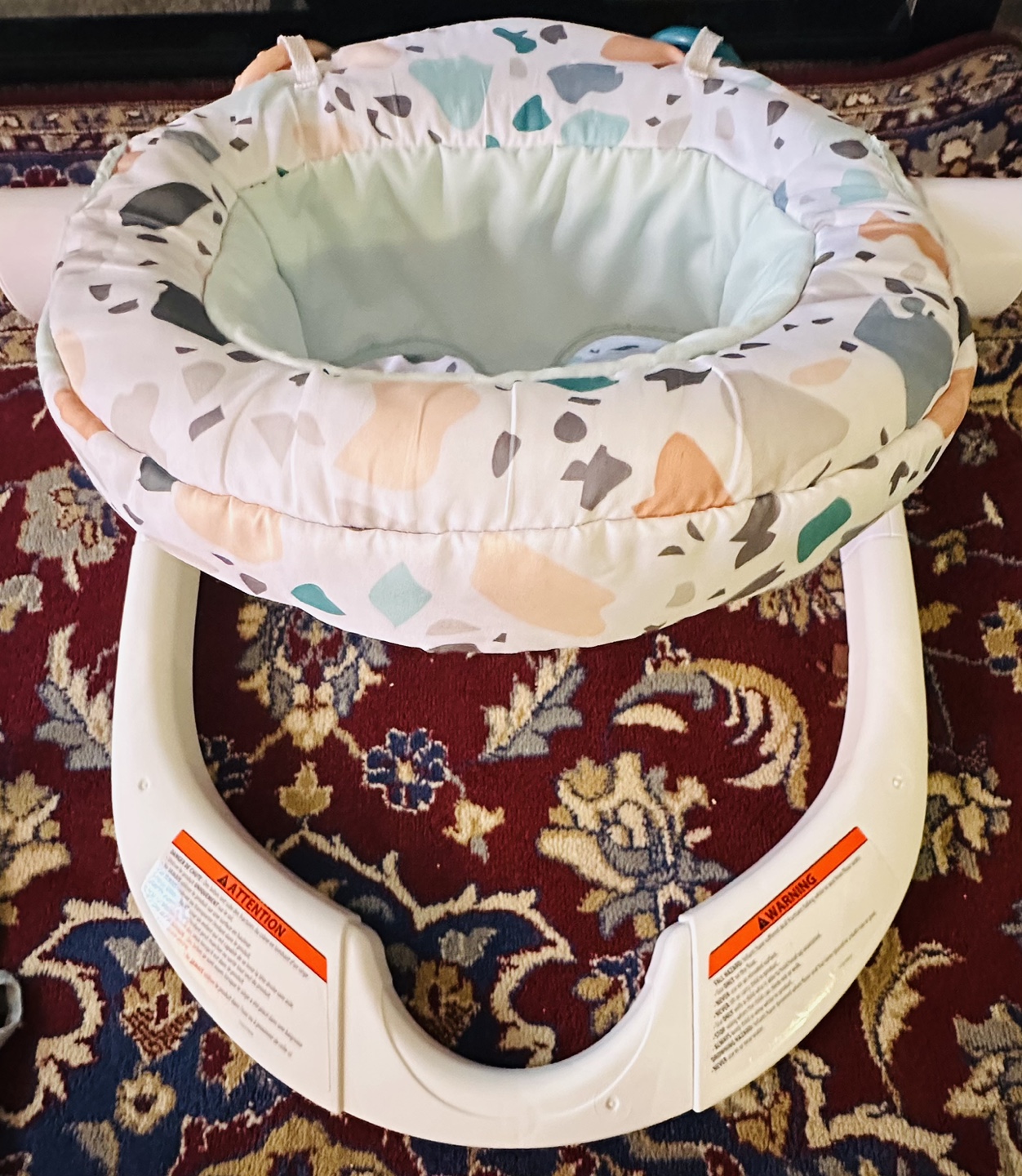 Fisher-Price Sit-Me-Up Floor Seat - Terrazzo Print - photo 4