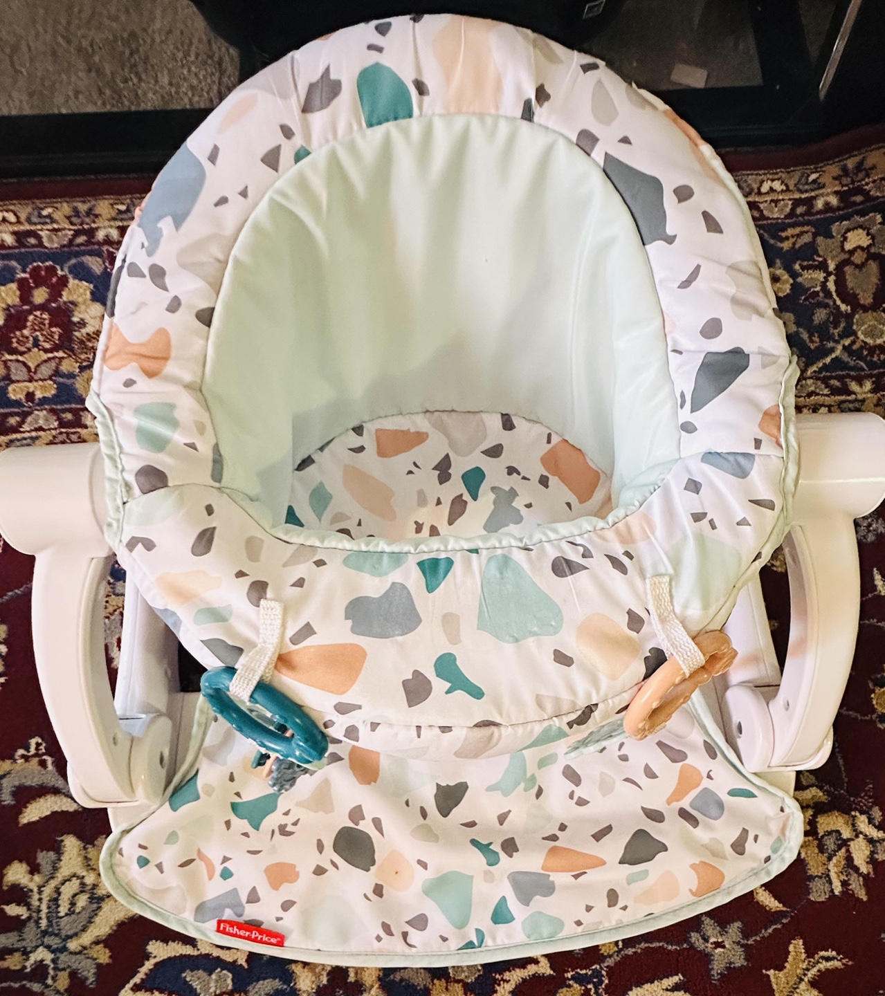 Fisher-Price Sit-Me-Up Floor Seat - Terrazzo Print - photo 2
