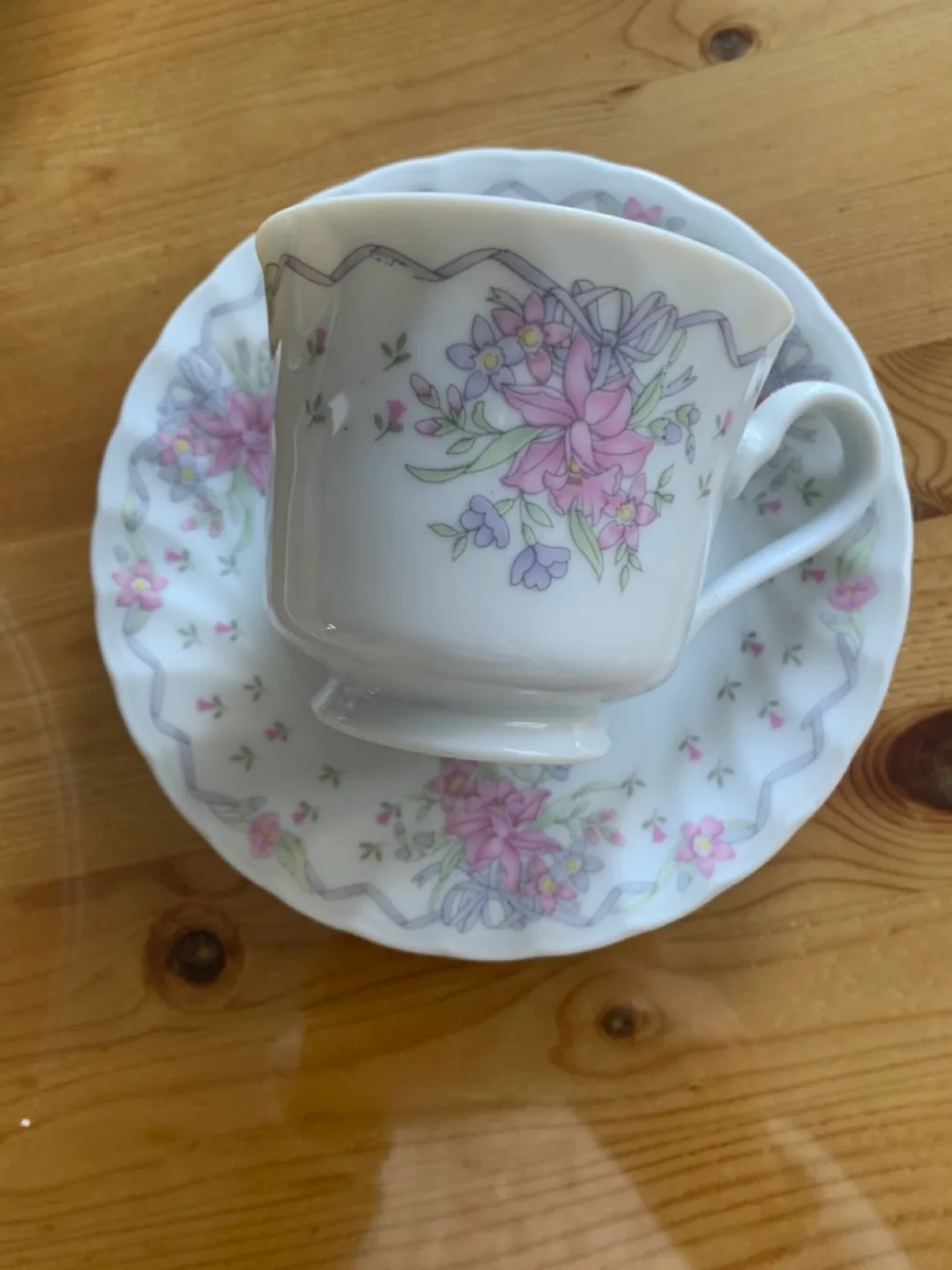 Floral Dinnerware Set - Plates, Bowl, Cup & Saucer image indicator(4)