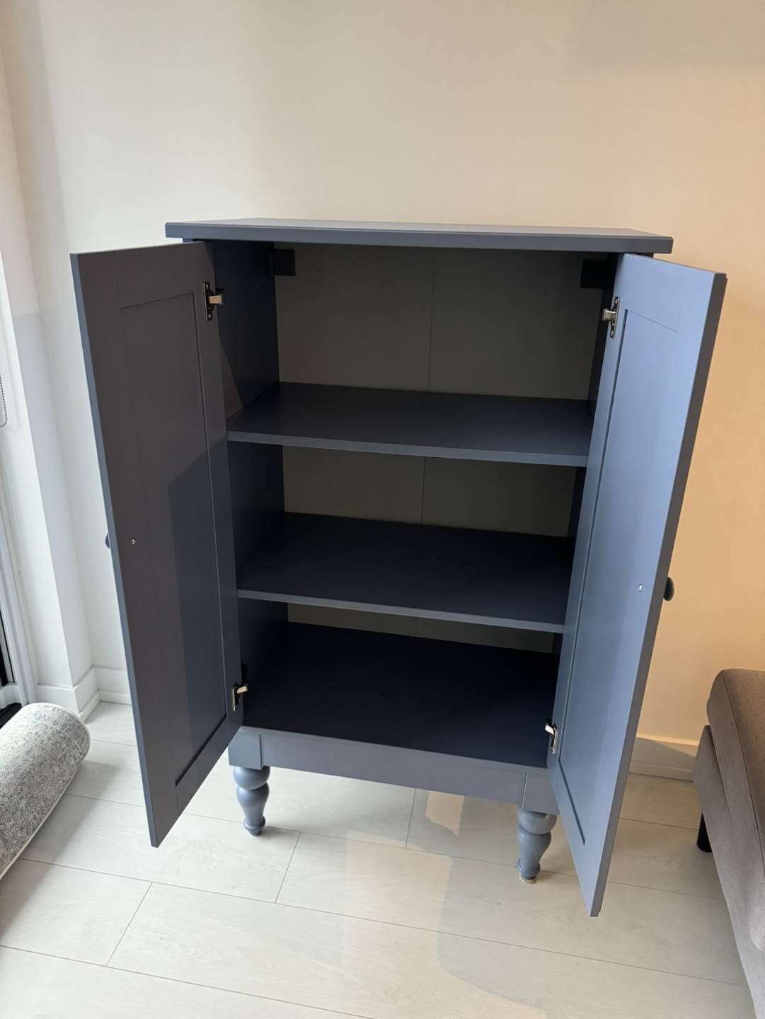 Pale Blue IKEA Isala Cabinet 3 Shelves - photo 3