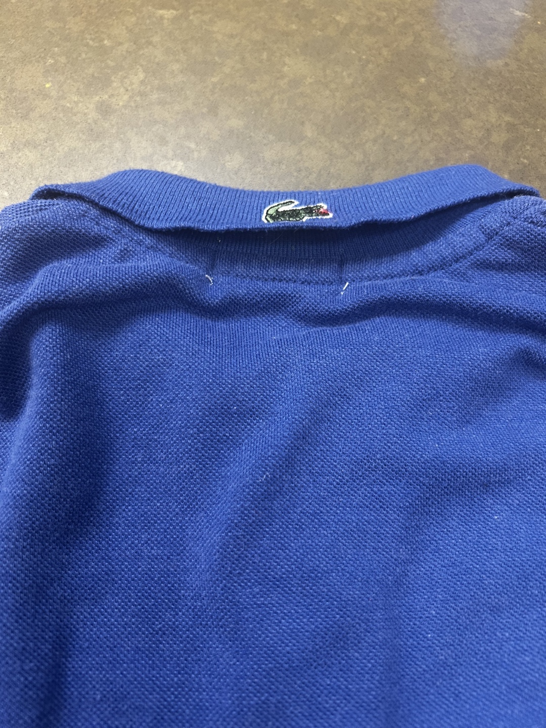 Lacoste Boys' Size 6 Long-Sleeve Polo Shirt - Royal Blue - photo 5