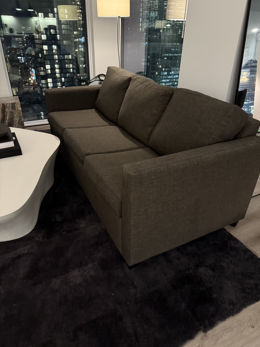 Dark Grey Sofa Queen Bed - photo 2