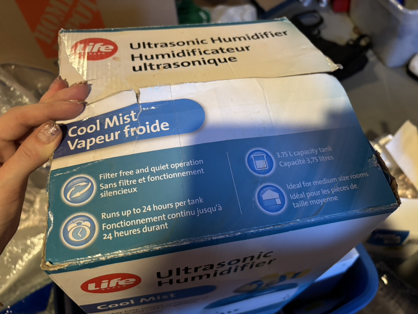 Life Brand Ultrasonic Cool Mist Humidifier - photo 4