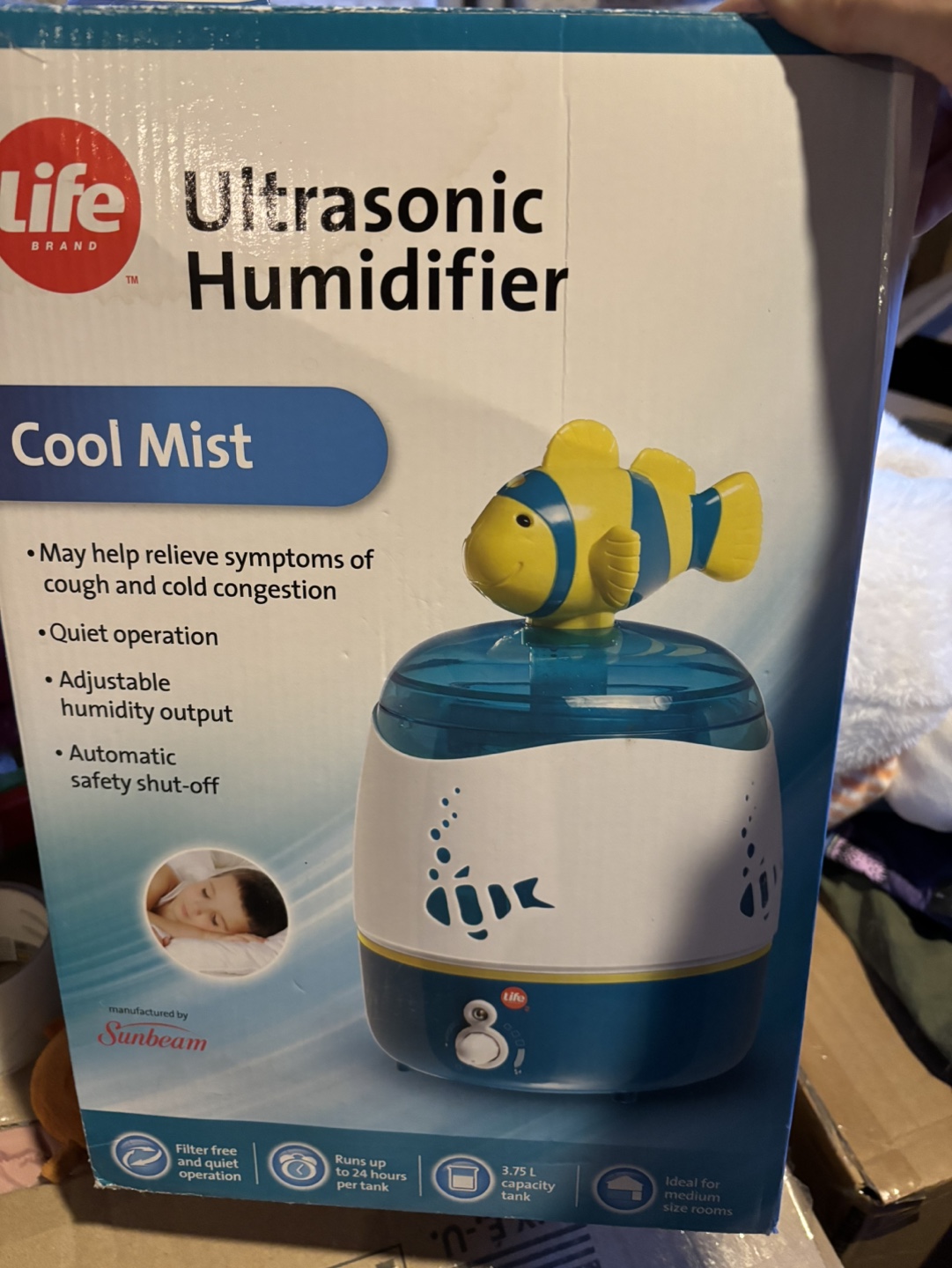 Life Brand Ultrasonic Cool Mist Humidifier