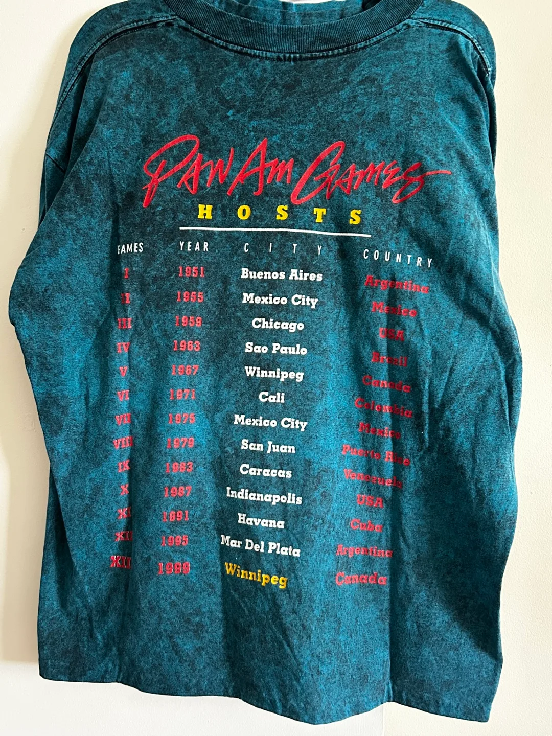 Vintage 1999 Pan Am Games Winnipeg T-Shirt image indicator(3)