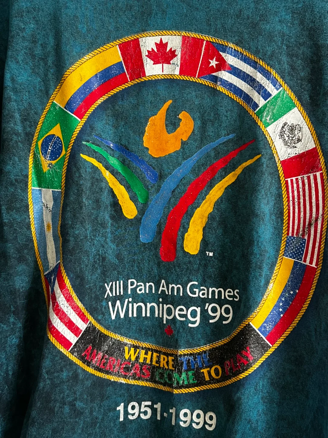 Vintage 1999 Pan Am Games Winnipeg T-Shirt image indicator(2)