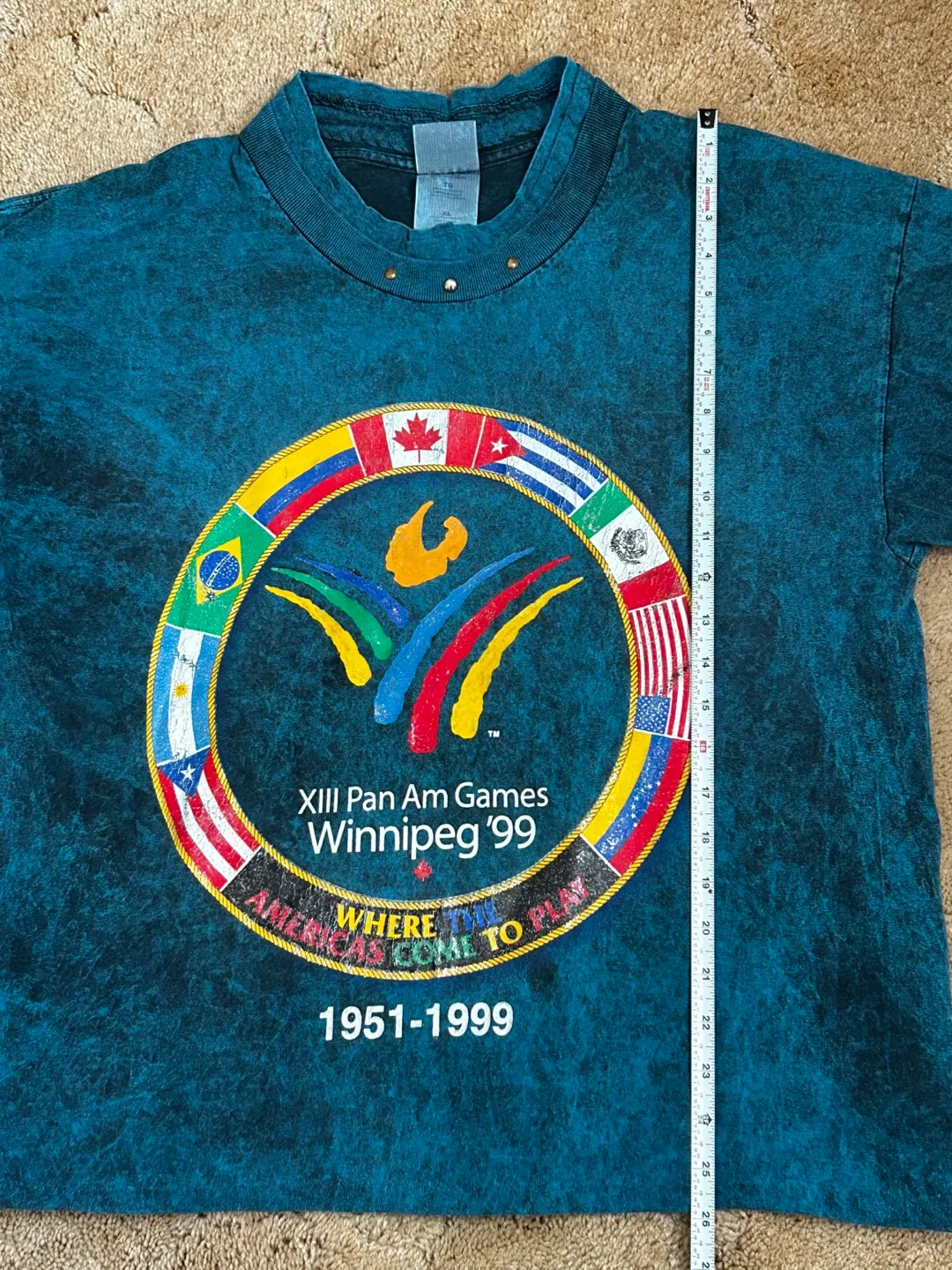 Vintage 1999 Pan Am Games Winnipeg T-Shirt image indicator(6)