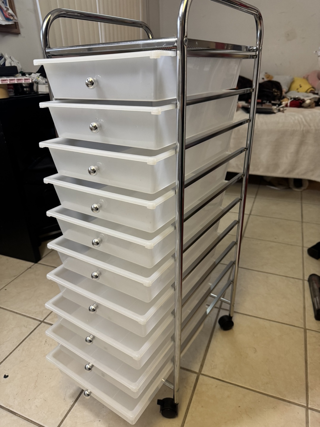 10- Drawer Rolling Storage Utility with wheels - photo 2