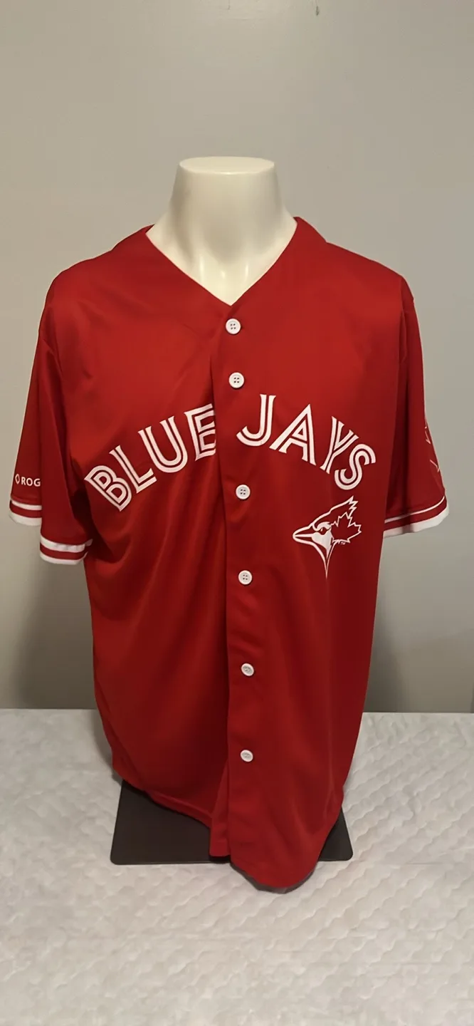 Toronto Blue Jays Red #55 Russell Martin SGA Jersey image indicator(5)