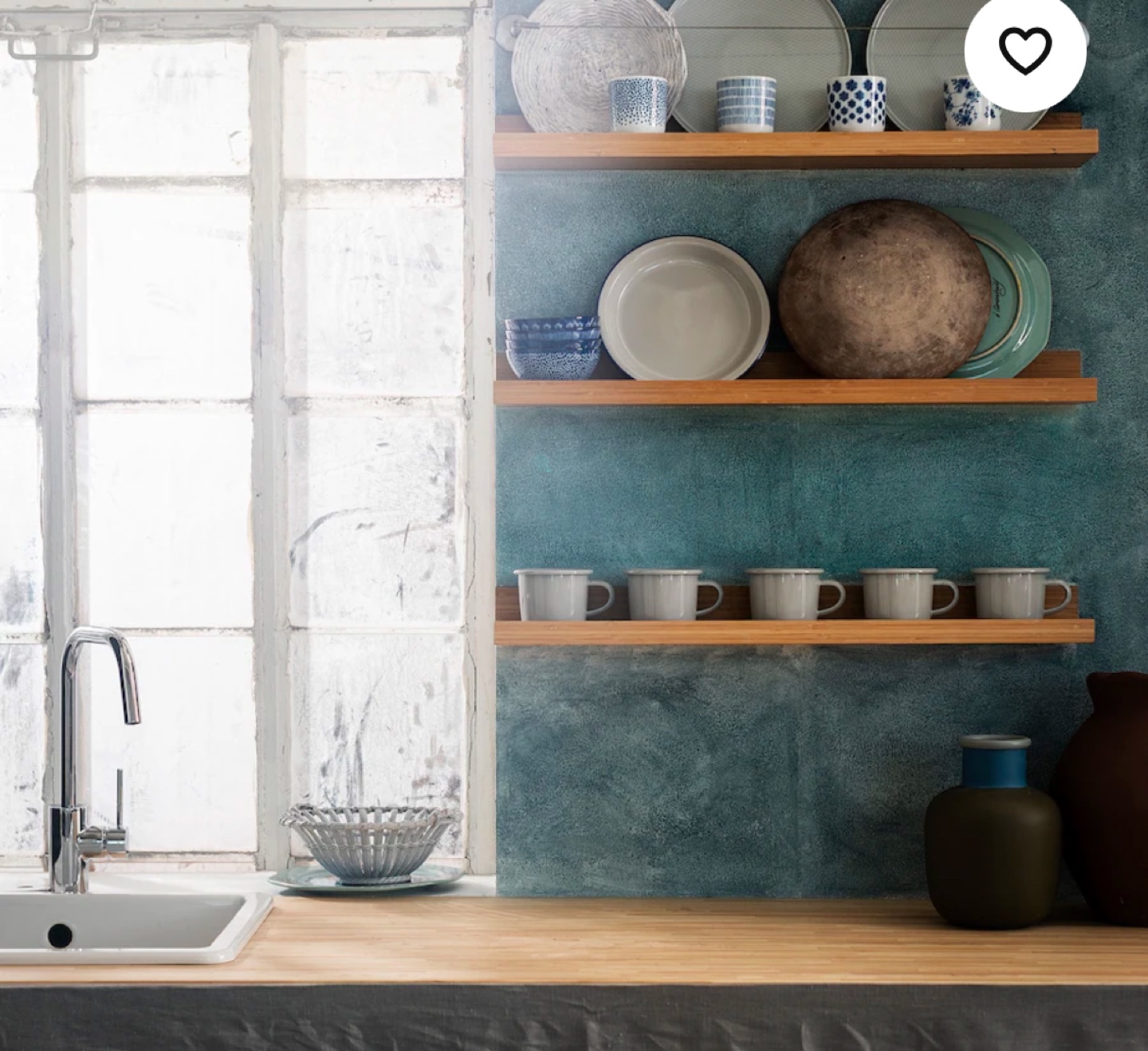 IKEA MÅLERÅS Bamboo Floating Shelves (Set of 2) - photo 4