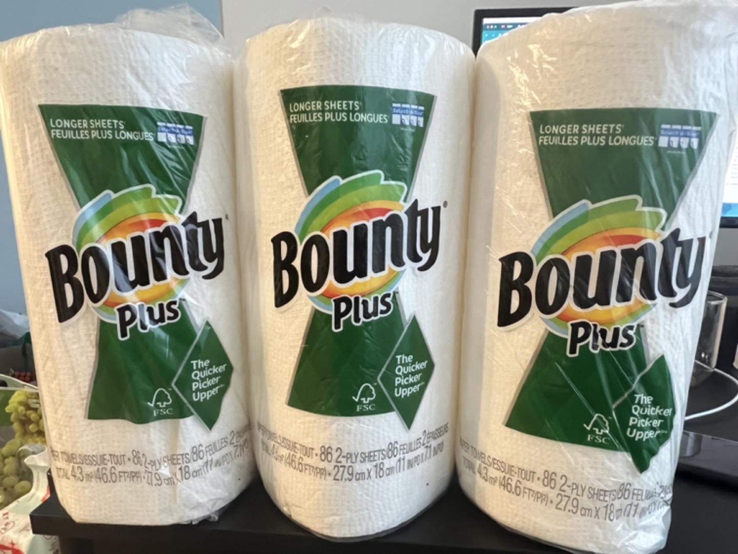 Bounty Plus paper towels