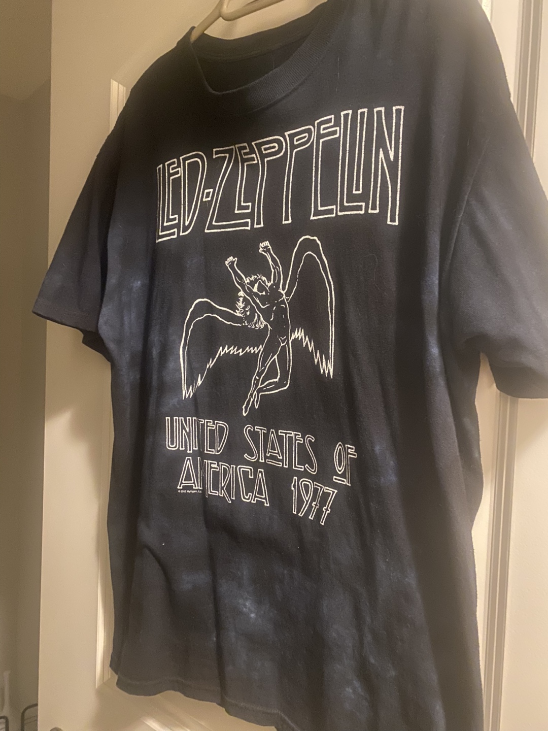 Led Zeppelin 1977 Tour Tie-Dye T-Shirt