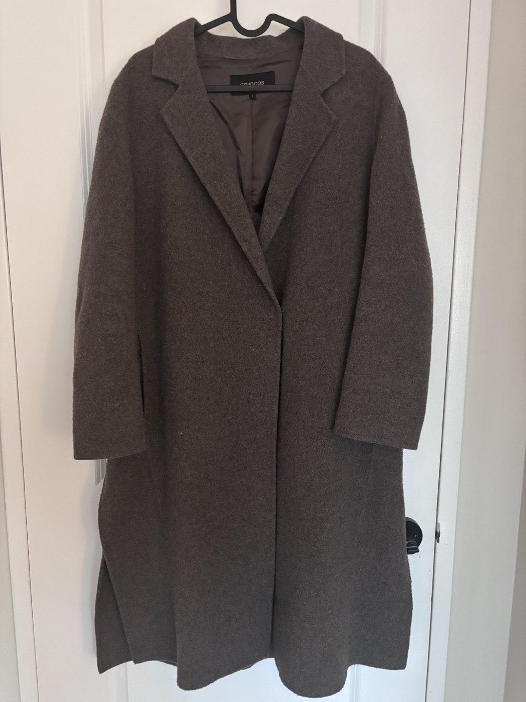 Super cozy light winter wool coat_44 size