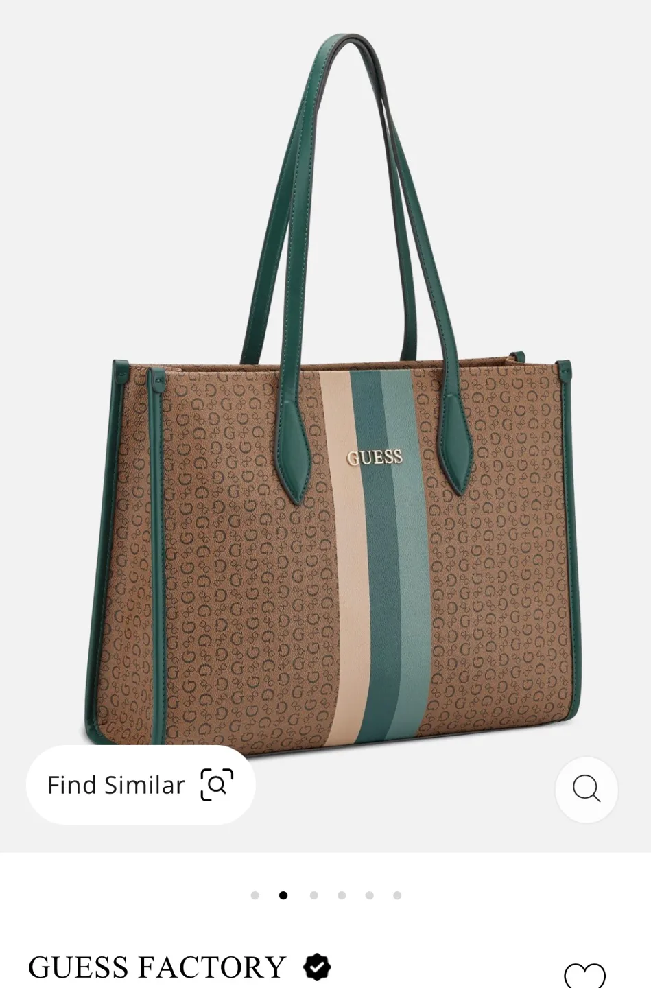 Guess Factory Ines Carryall Tote Bag image indicator(5)