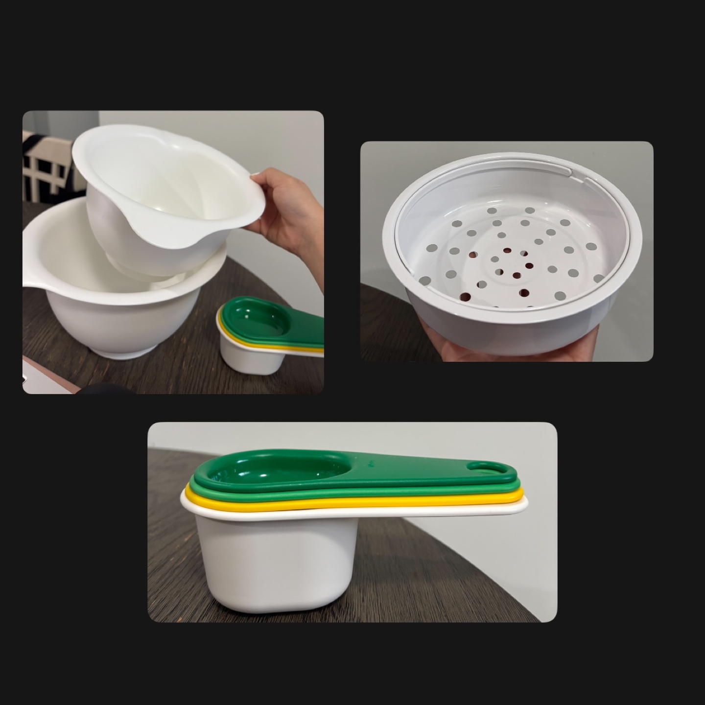 Kitchen Utensil Set with Mixing Bowls and Measuring Cups - photo 2