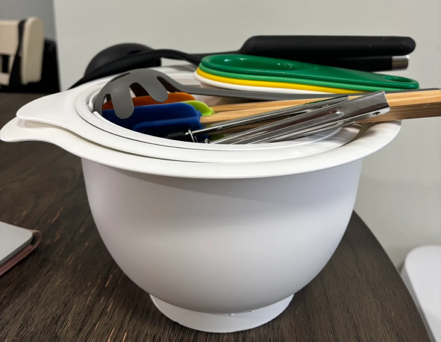 Kitchen Utensil Set with Mixing Bowls and Measuring Cups thumbnail