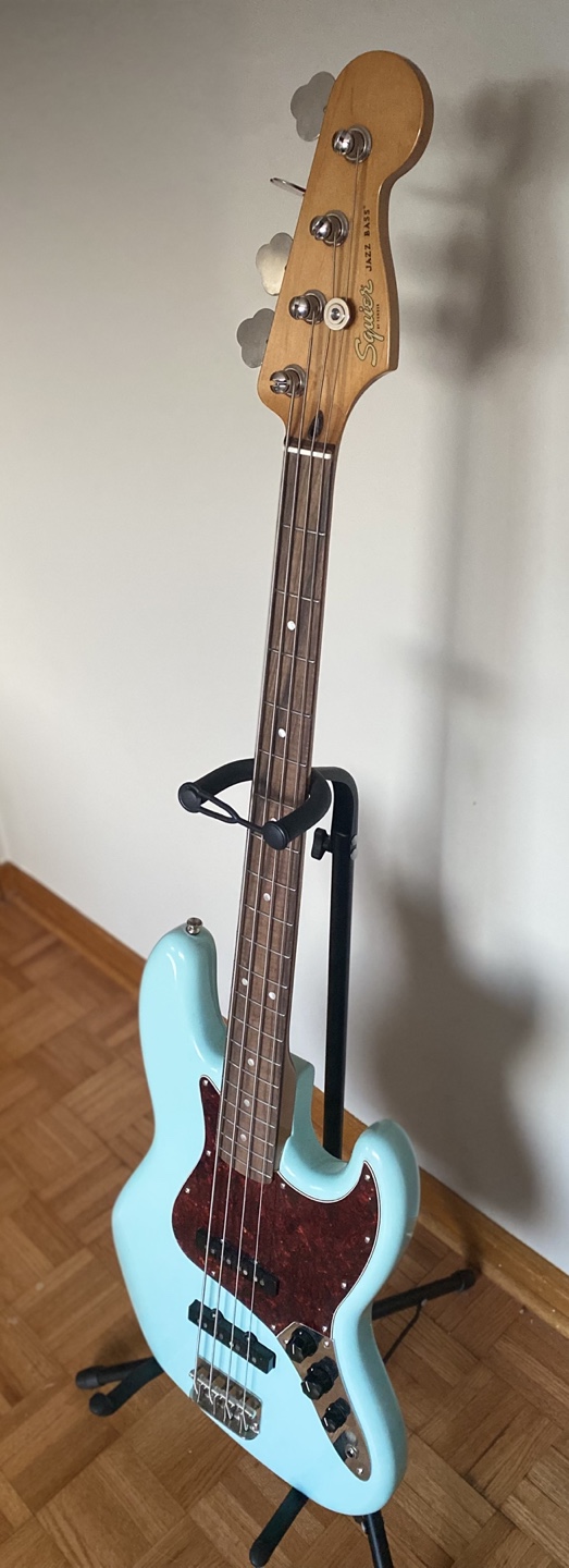 Squier by Fender Classic Vibe 60's Jazz Bass - Daphne Blue - photo 3