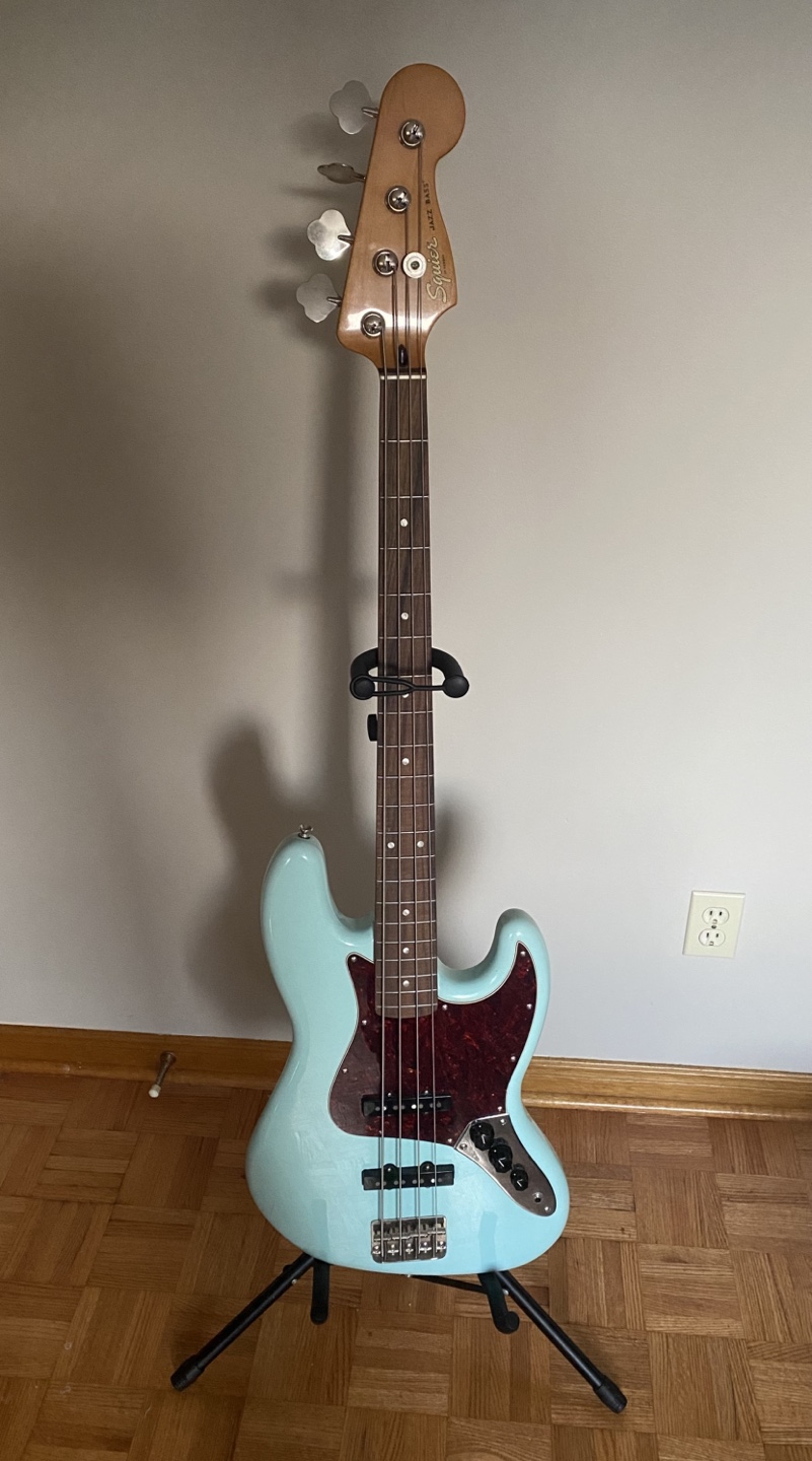 Squier by Fender Classic Vibe 60's Jazz Bass - Daphne Blue - photo 5
