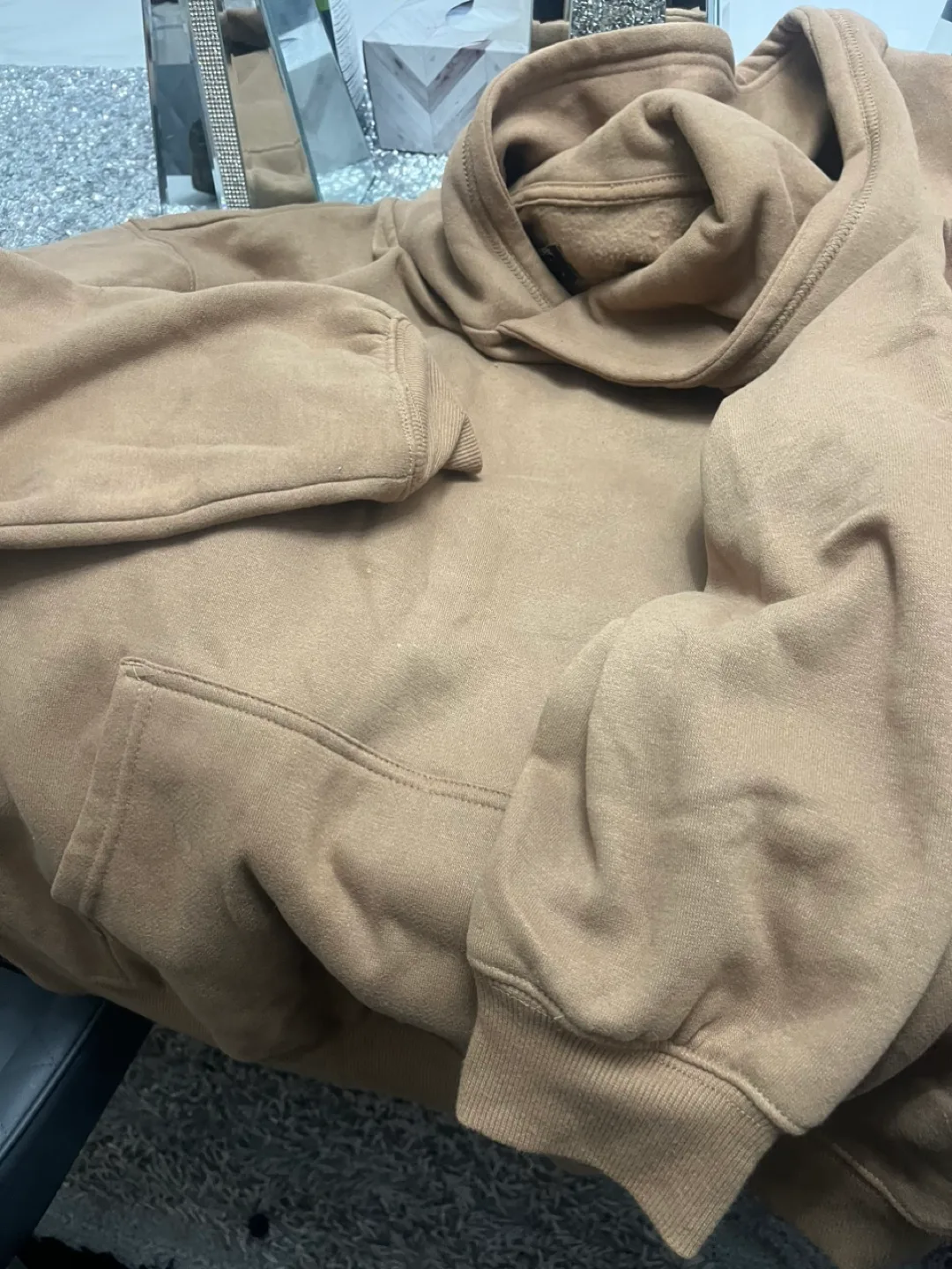 Women's Bundle: Tan Hoodie & Pink Pajama Set image indicator(2)