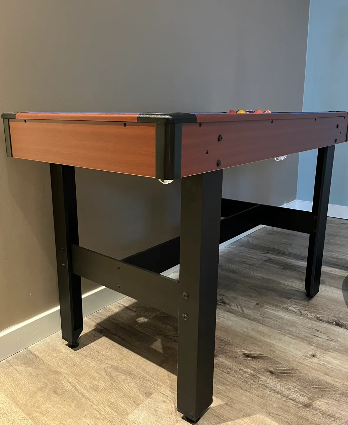 3-in-1 Game Table: Bilard, Ping Pong, Air Hockey image indicator(4)