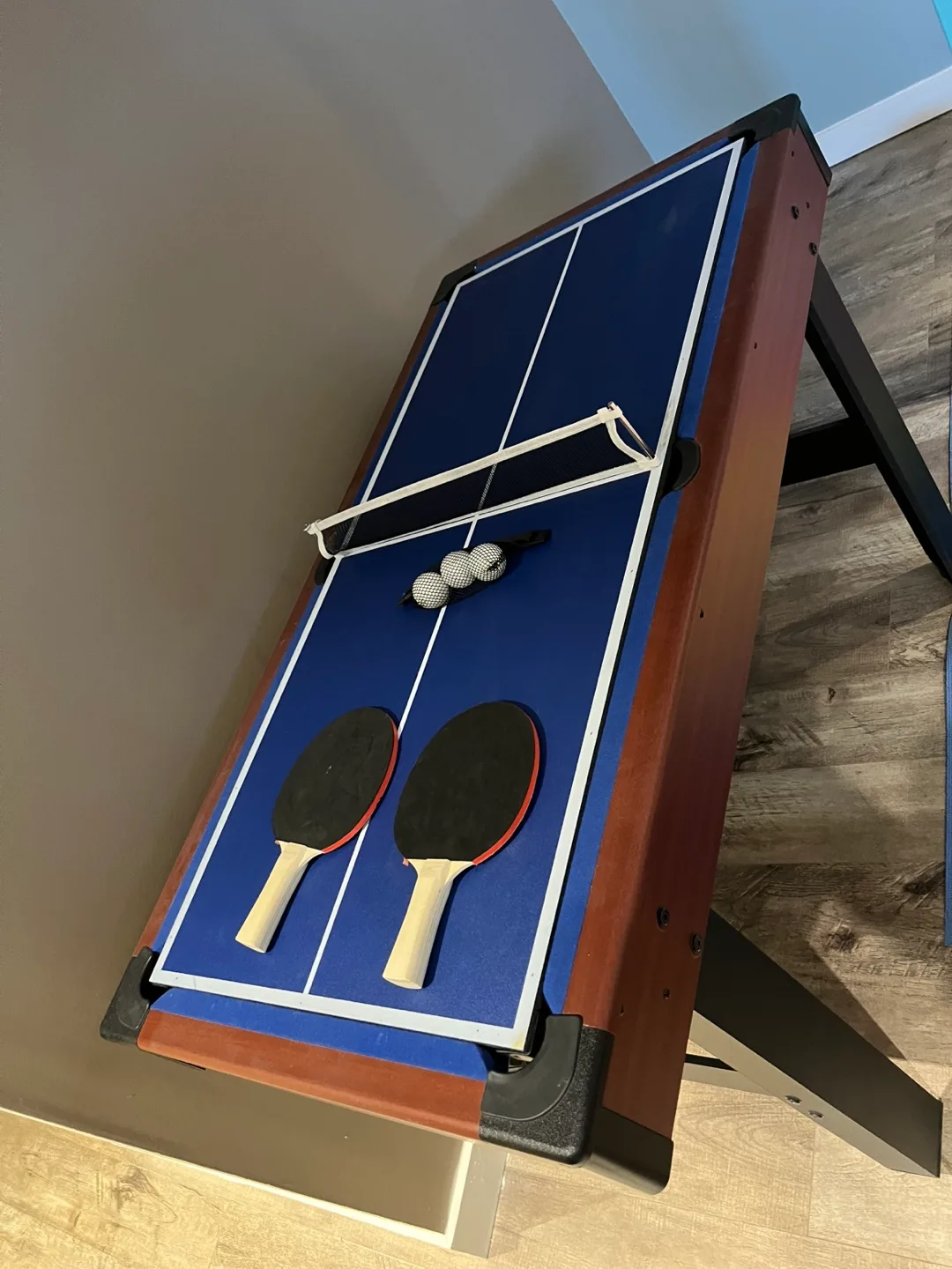 3-in-1 Game Table: Bilard, Ping Pong, Air Hockey image indicator(2)