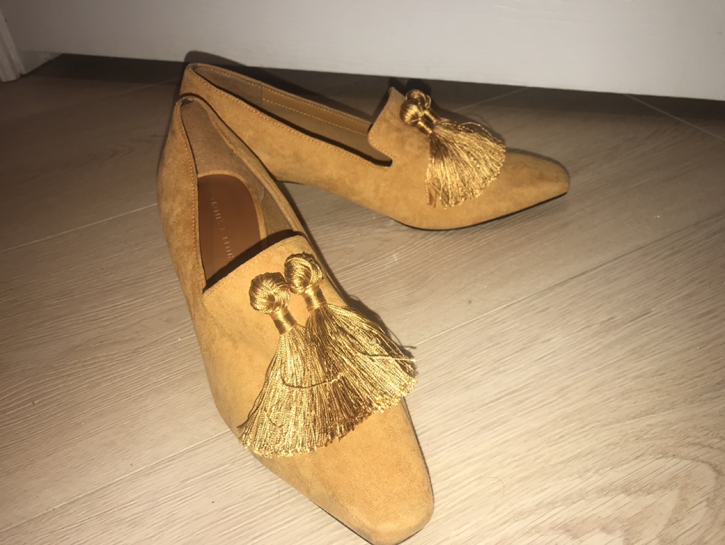 C&K Mustard Yellow Tassel Loafers