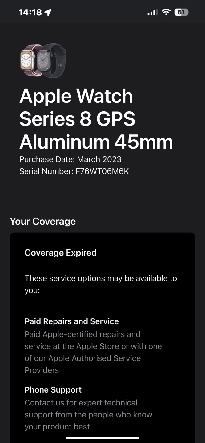 Apple Watch Series 8 GPS 45mm - Black Aluminium - photo 2