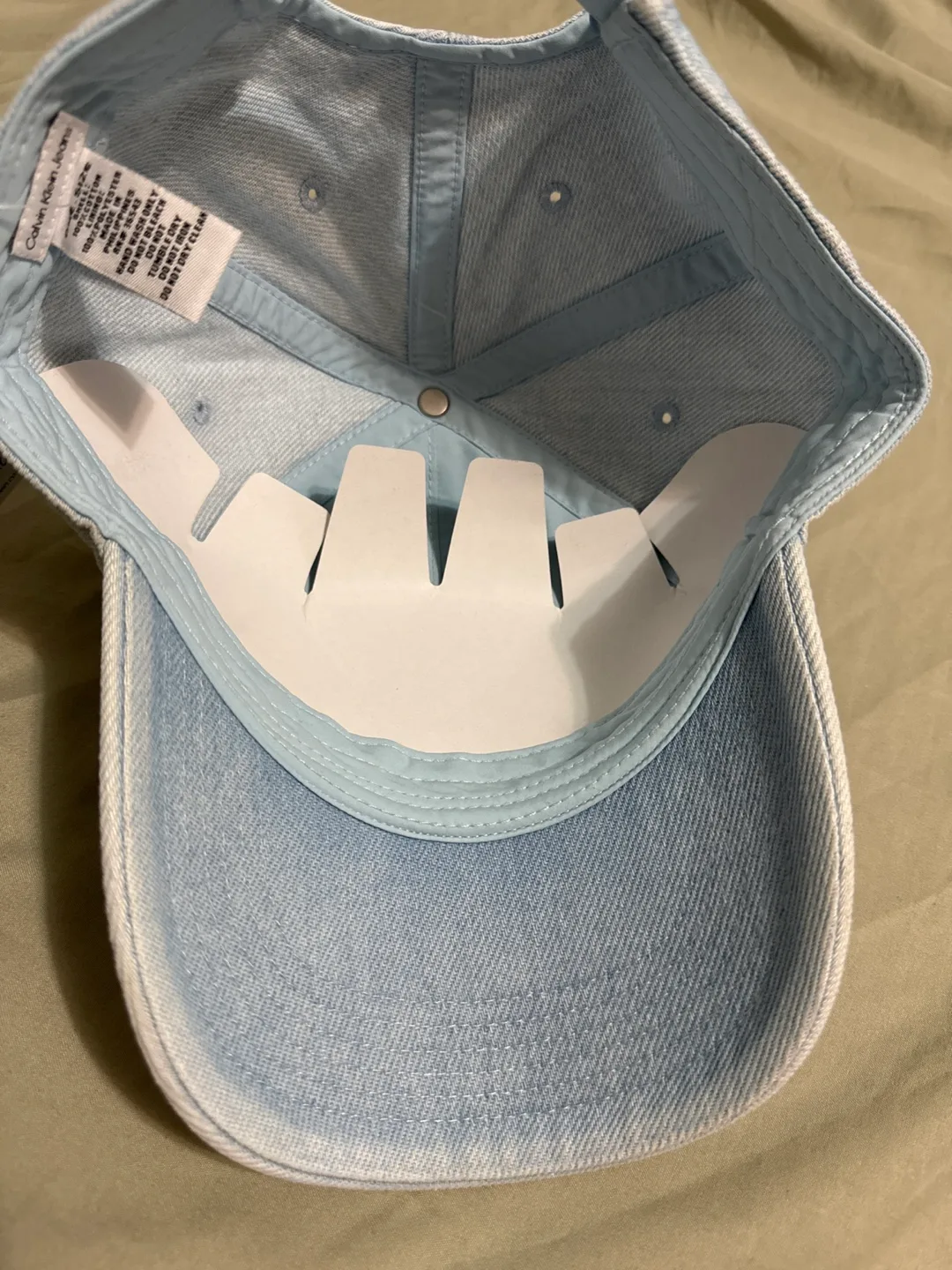 Calvin Klein Jeans Light Blue Denim Baseball Cap image indicator(3)