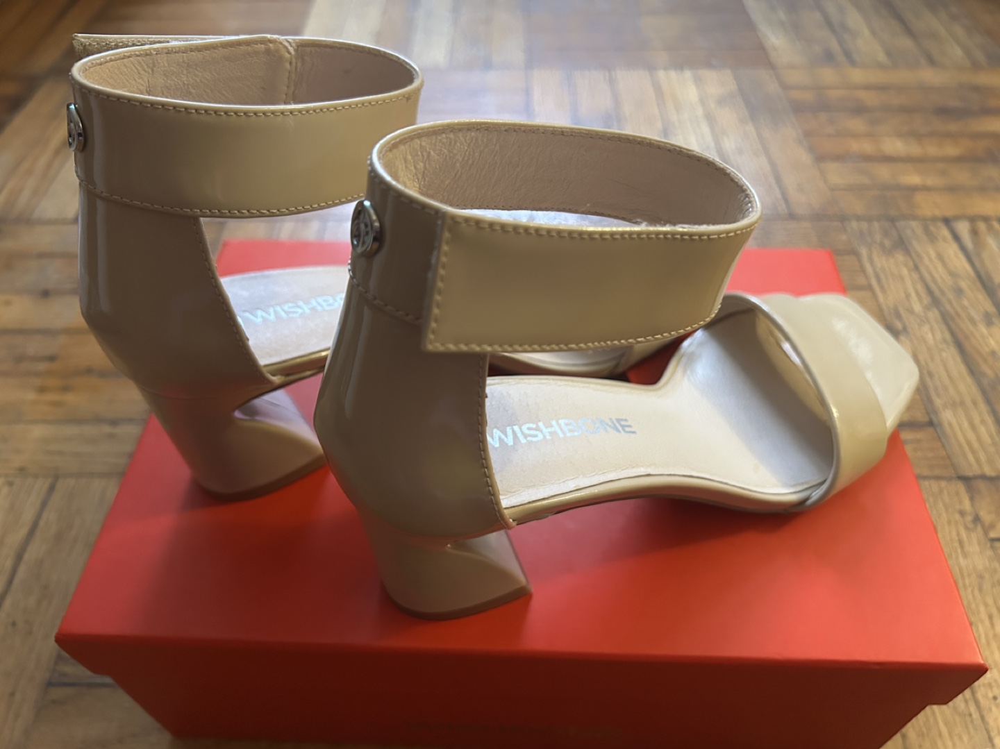 Wishbone Daniella Heels - Beige - Size 7.5 - photo 3