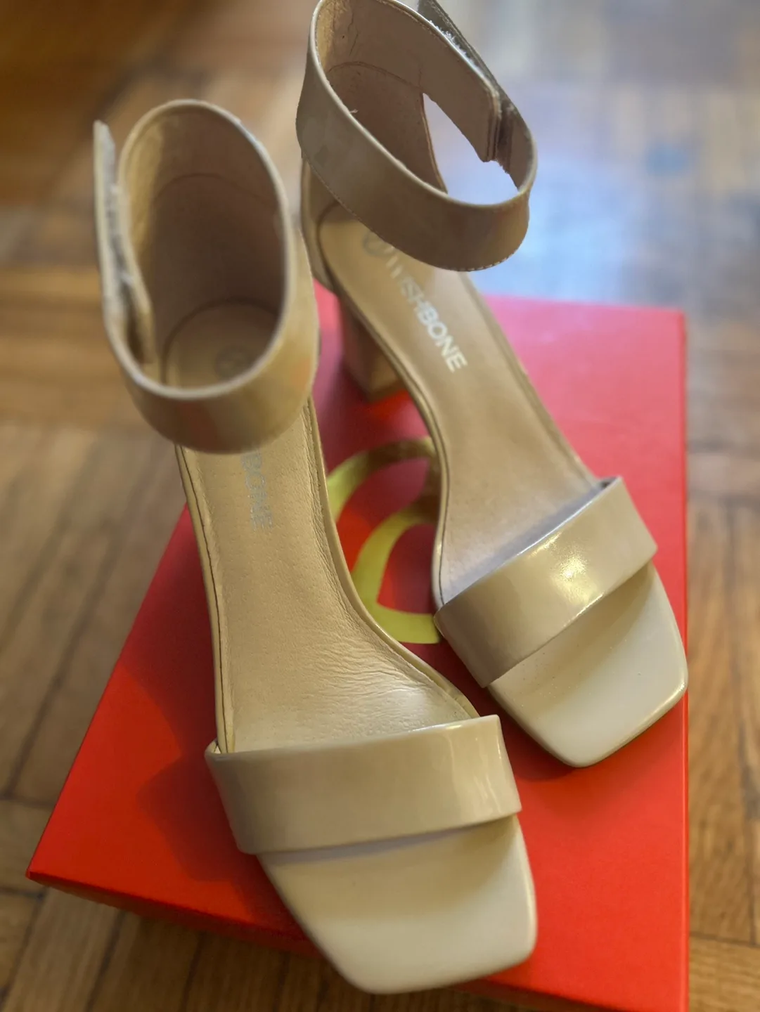 Wishbone Daniella Heels - Beige - Size 7.5 thumbnail
