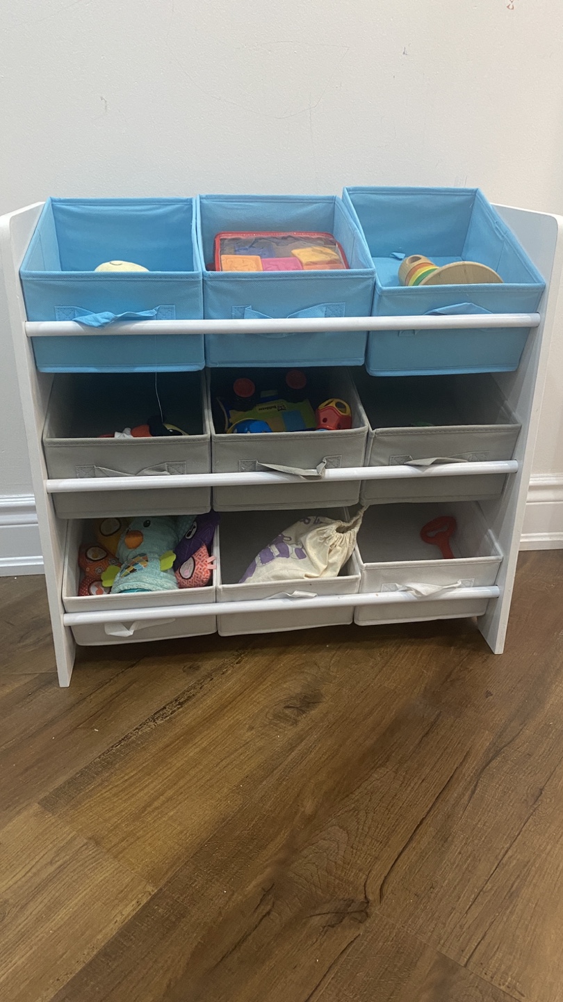 Kids Toy Organizer with Space Theme
