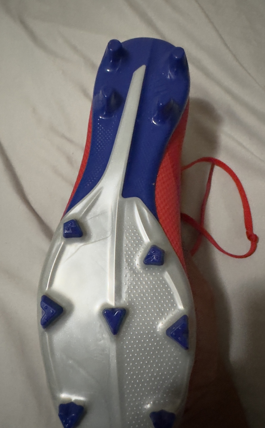 Adidas X 18.3 Firm Ground Soccer Cleats - Red/Blue - photo 3